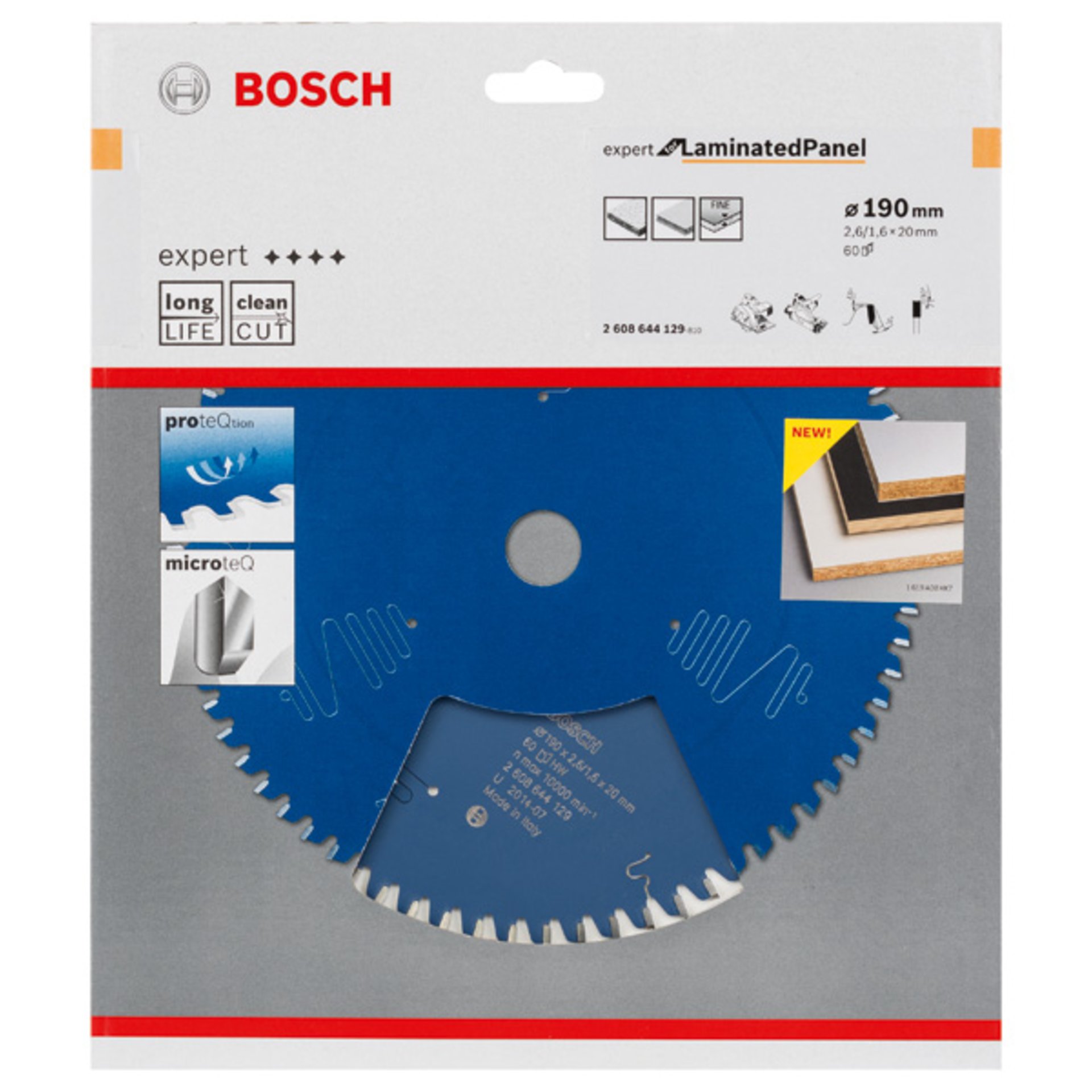 Kreissägeblatt Expert for Laminated Panel, H 190 x 20, Z60