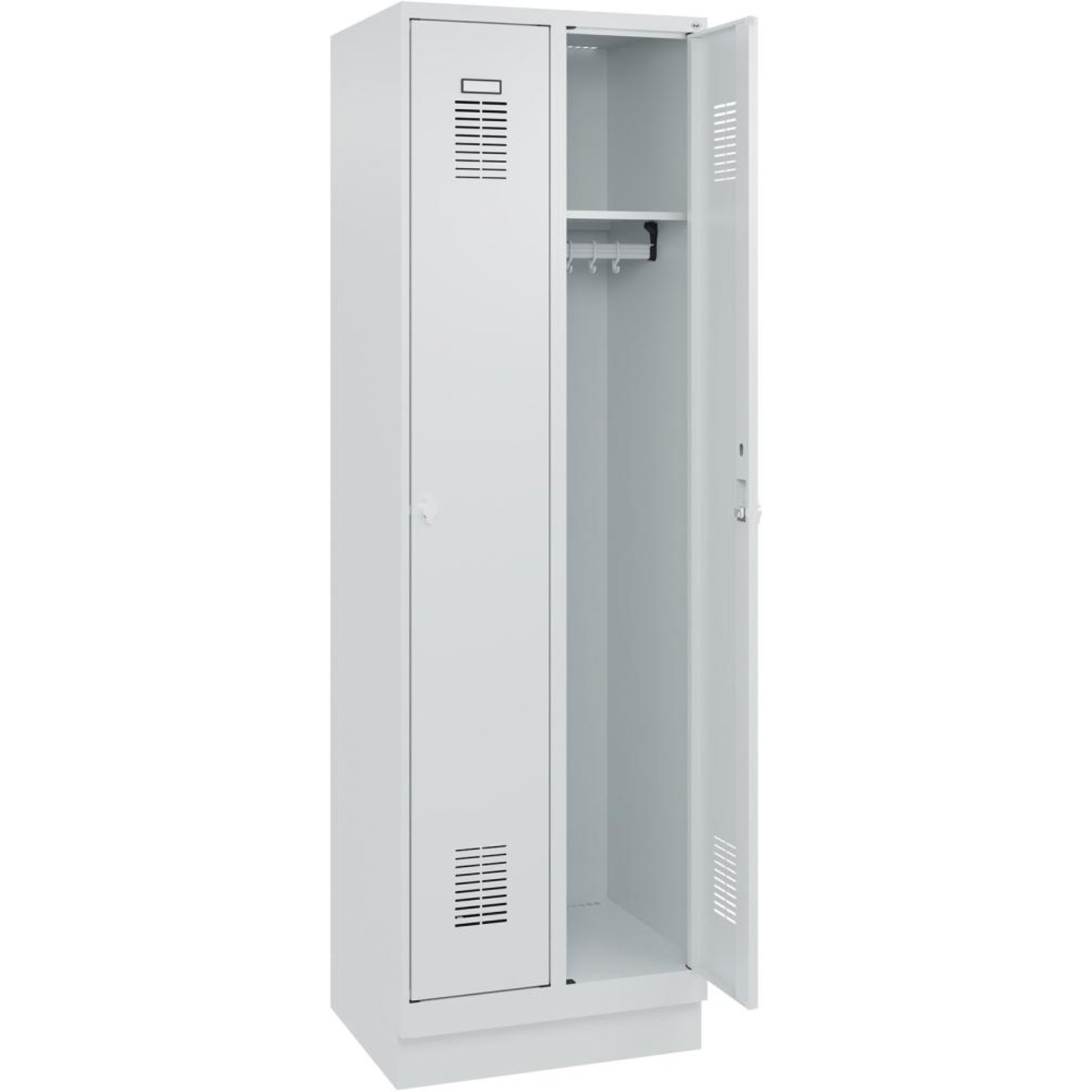 Garderobenschrank FORMAT, Typ BASIC, mit Sockel