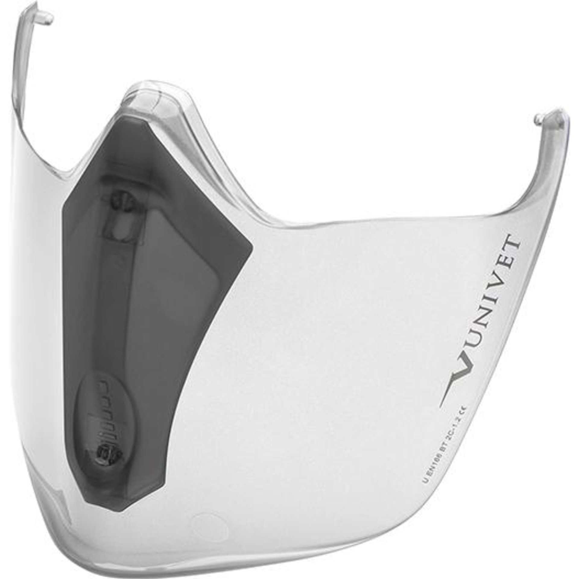 Visier für Vollsichtbrille 6X3 schwarz