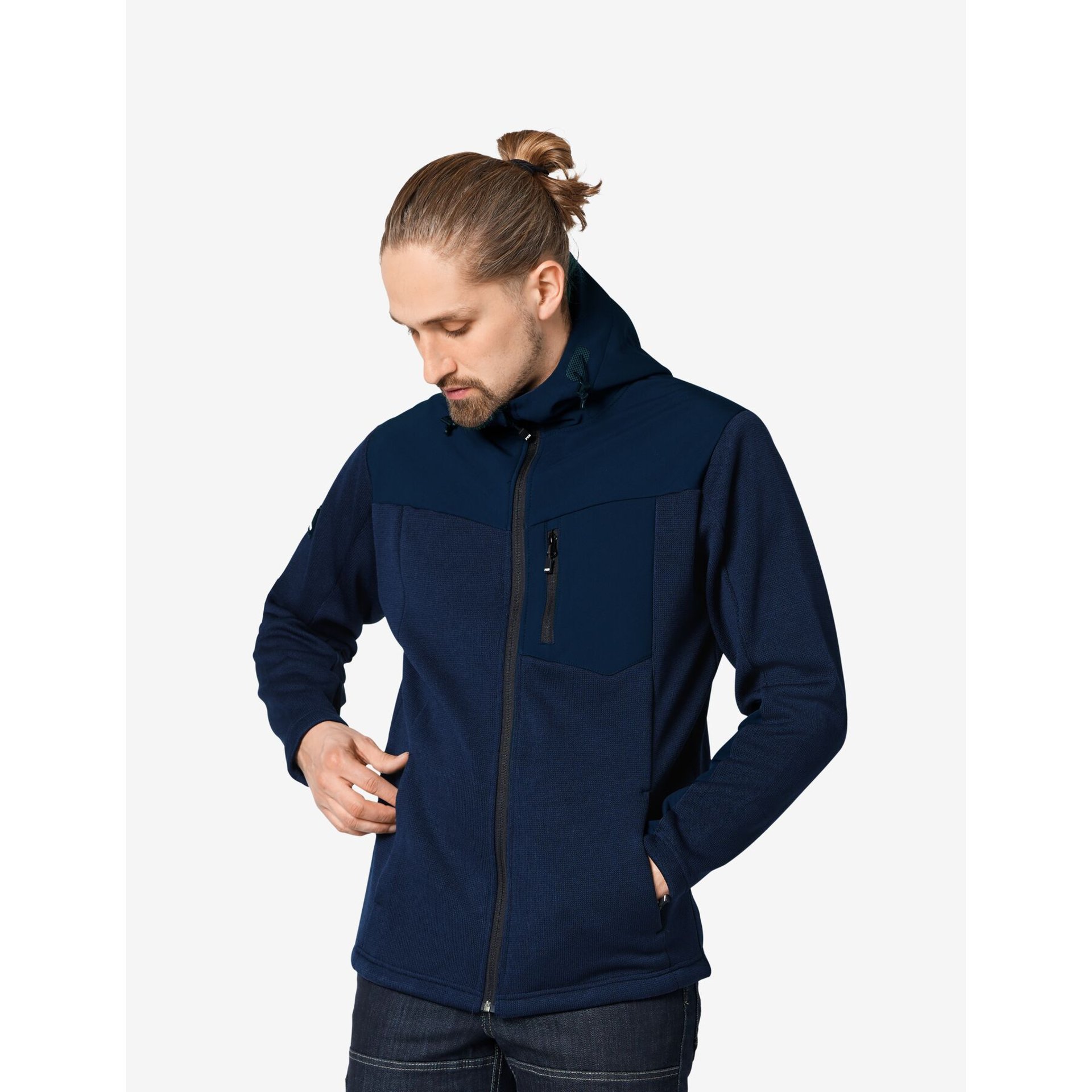 MAXIMILIAN Hybrid-Softshell Jacke marine L