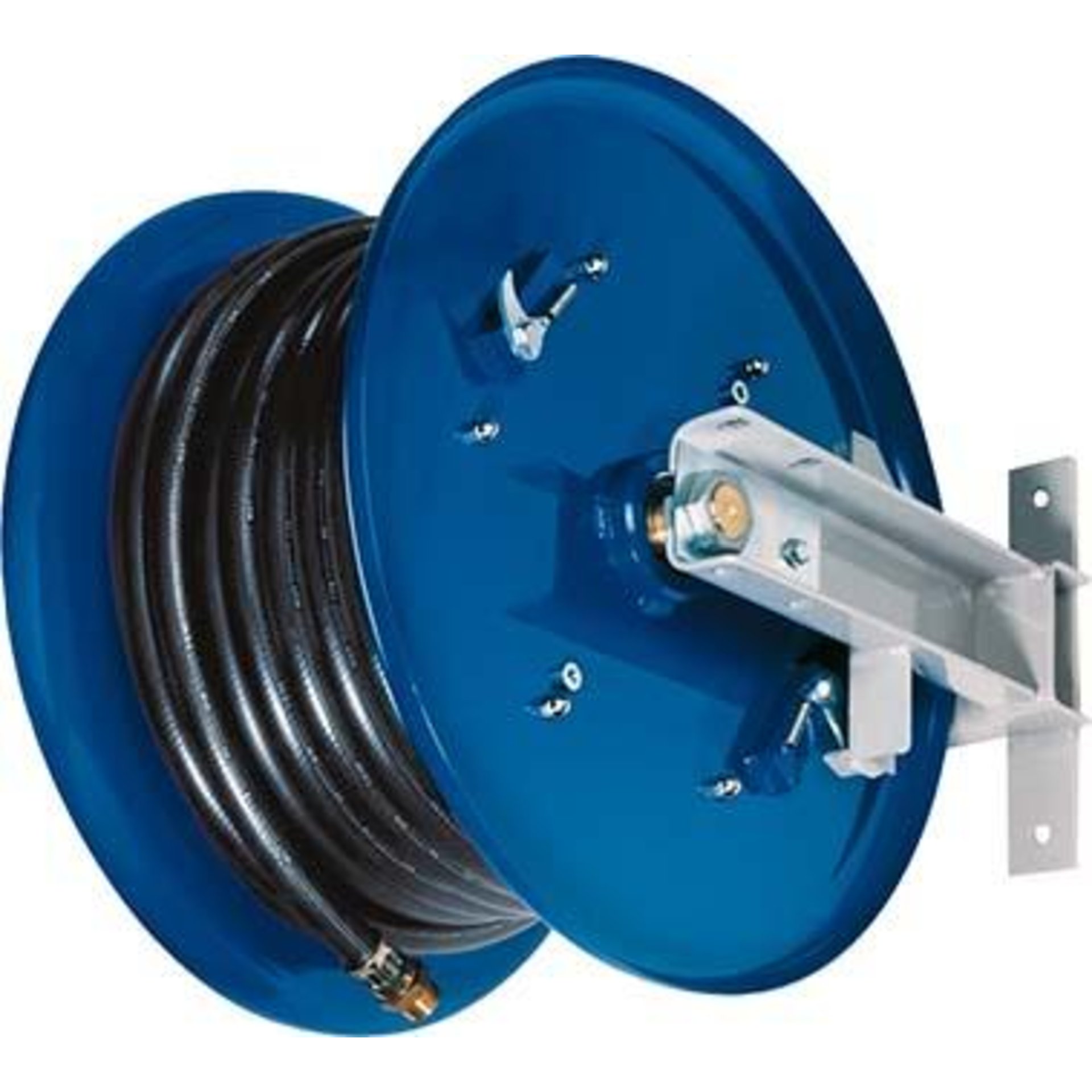 Schlauchaufroller Stahl o. Schlauch für 20m Schlauch NW 25mm Druckluft/Öl/Wasser