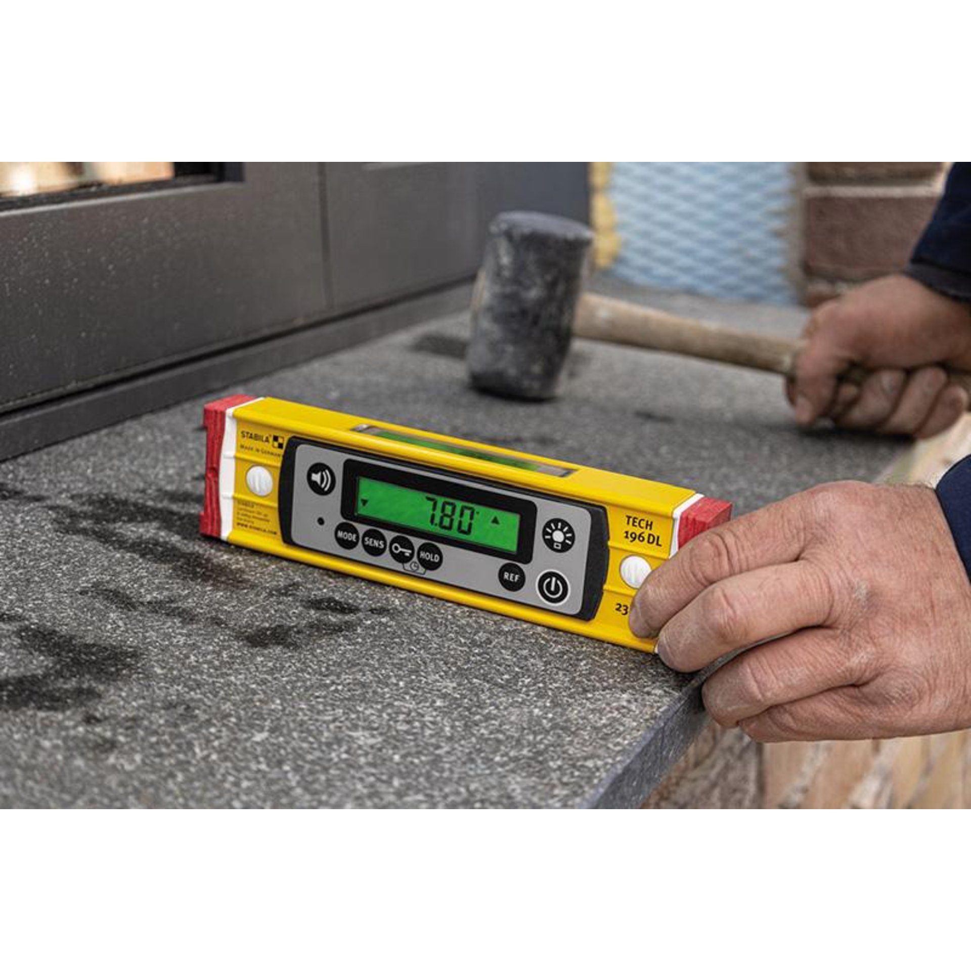 Elektronik-Wasserwaage TECH 196 DL 23cm IP 67 Stabila