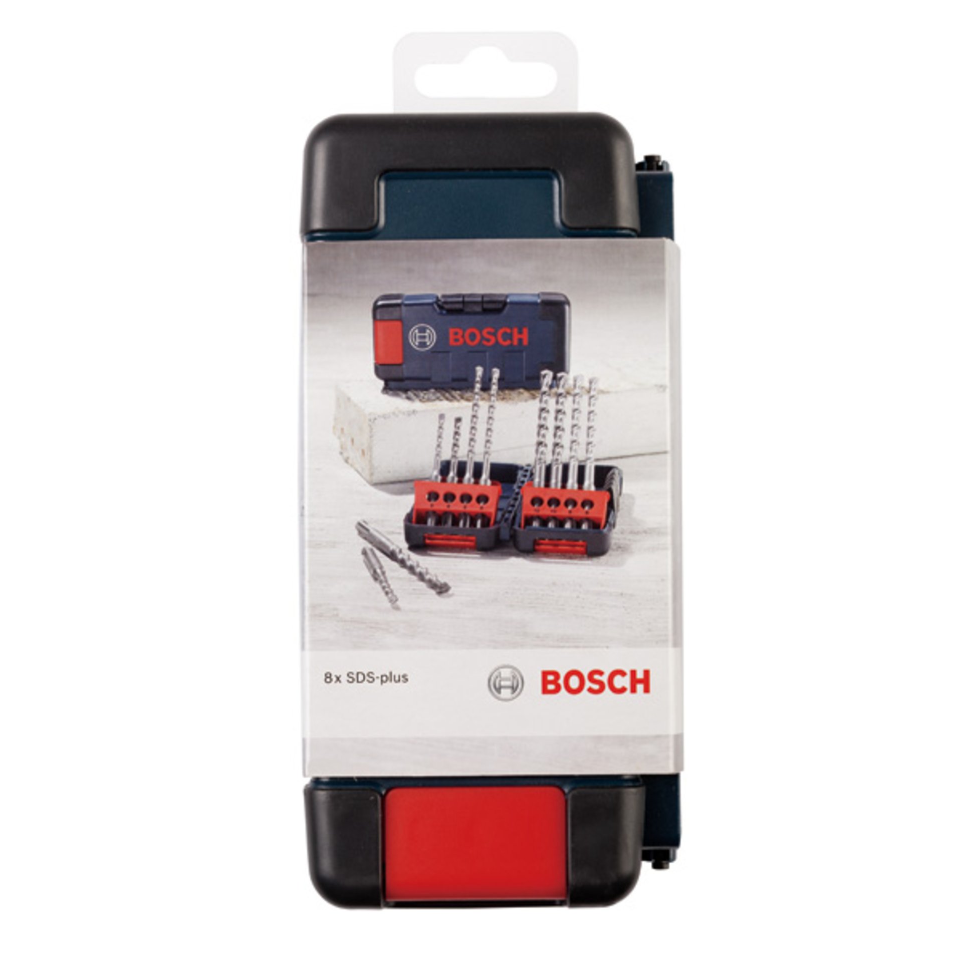 Hammerbohrerset SDS plus-3, 8-tlg., Tough Box, 6-10 mm