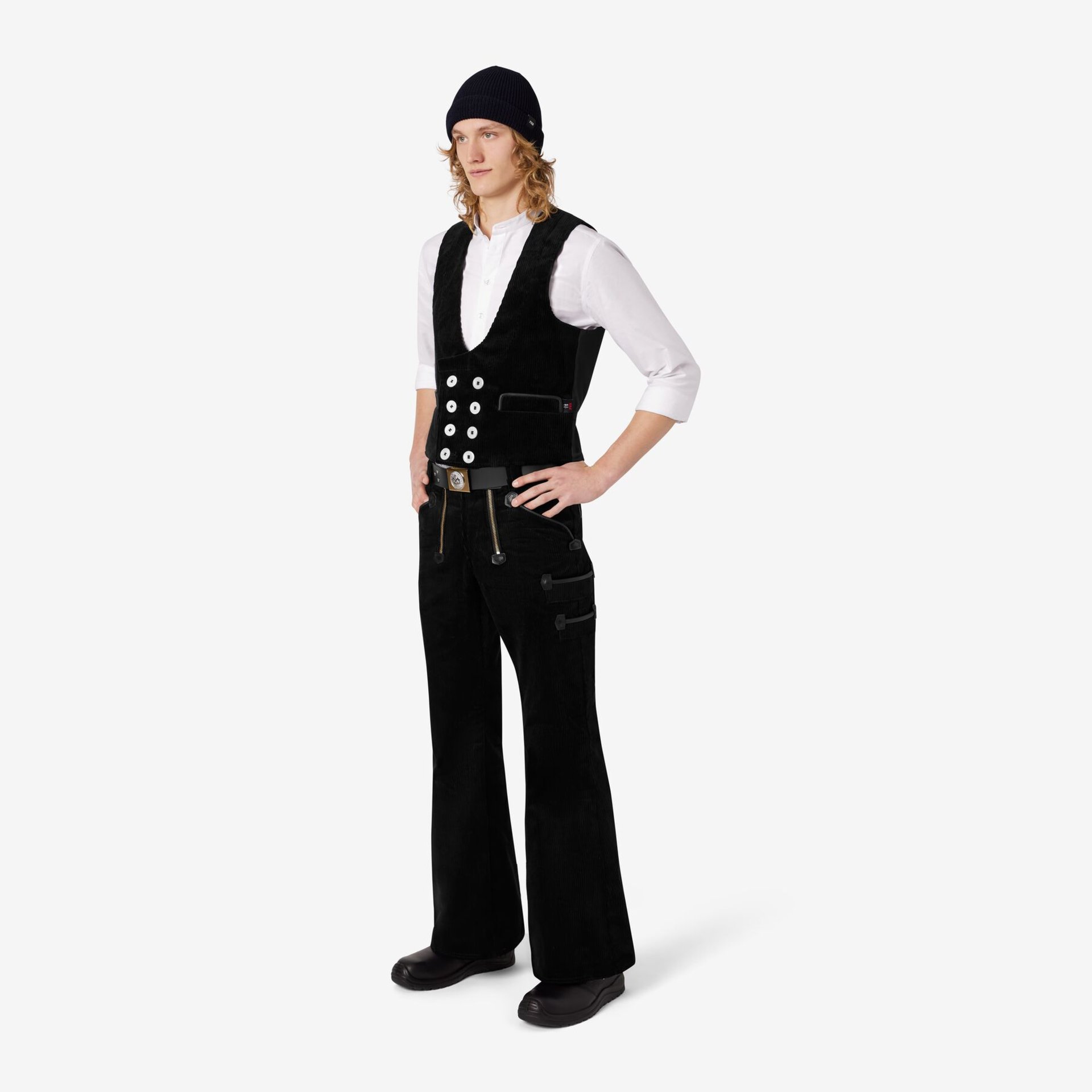 LENN Arbeitshemd unisex weiß L