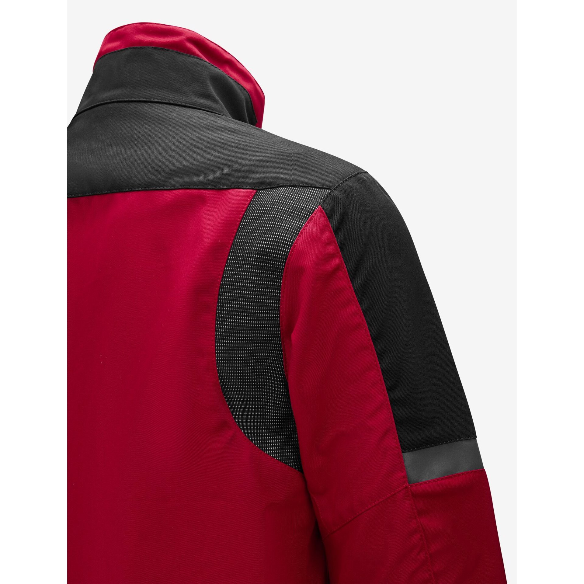 FRANK Arbeitsjacke Herren rot-schwarz 5XL