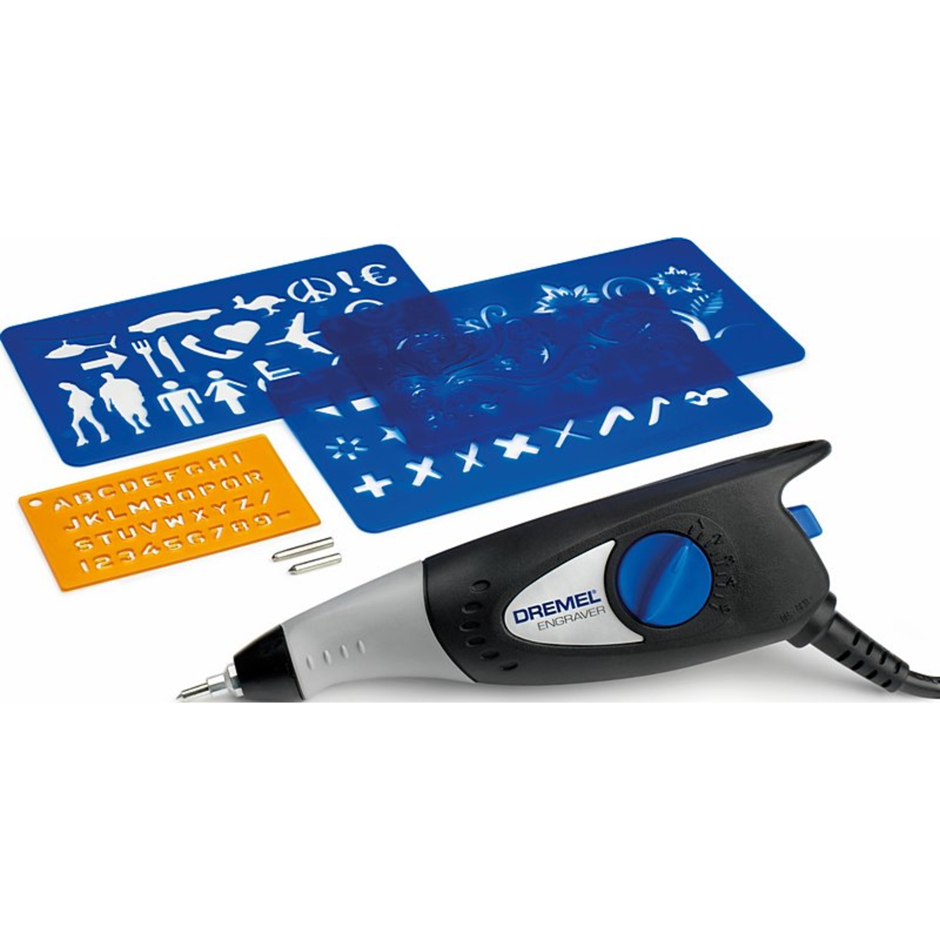 DREMEL® Gravierer 290-3 Hobby (35 W) mit 3 Zubehöre, 4 Designschablonen