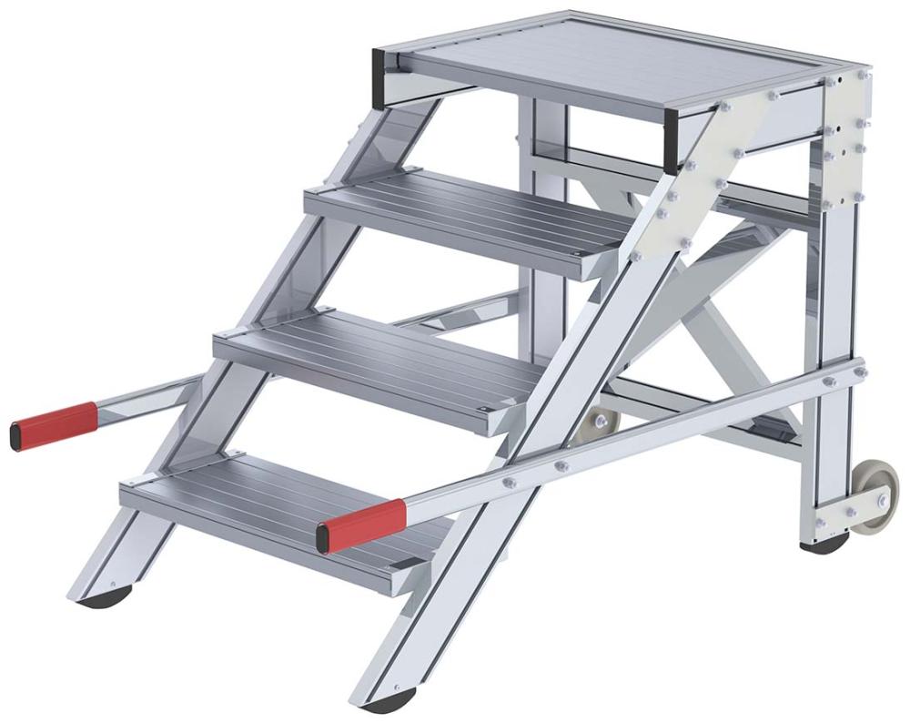LM-Arbeitspodest fahrbar 4 Stufen, Stuf.be. 600mm LM-Arbeitspodest fahrbar 4 Stufen, Stuf.be. 600mm