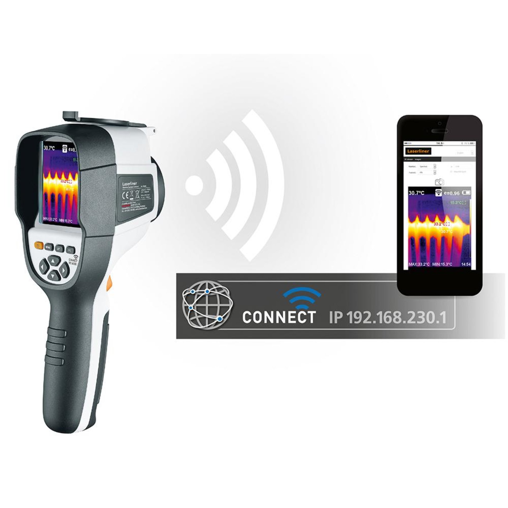 Wärmebildkamera ThermoCamera Connect Laserliner