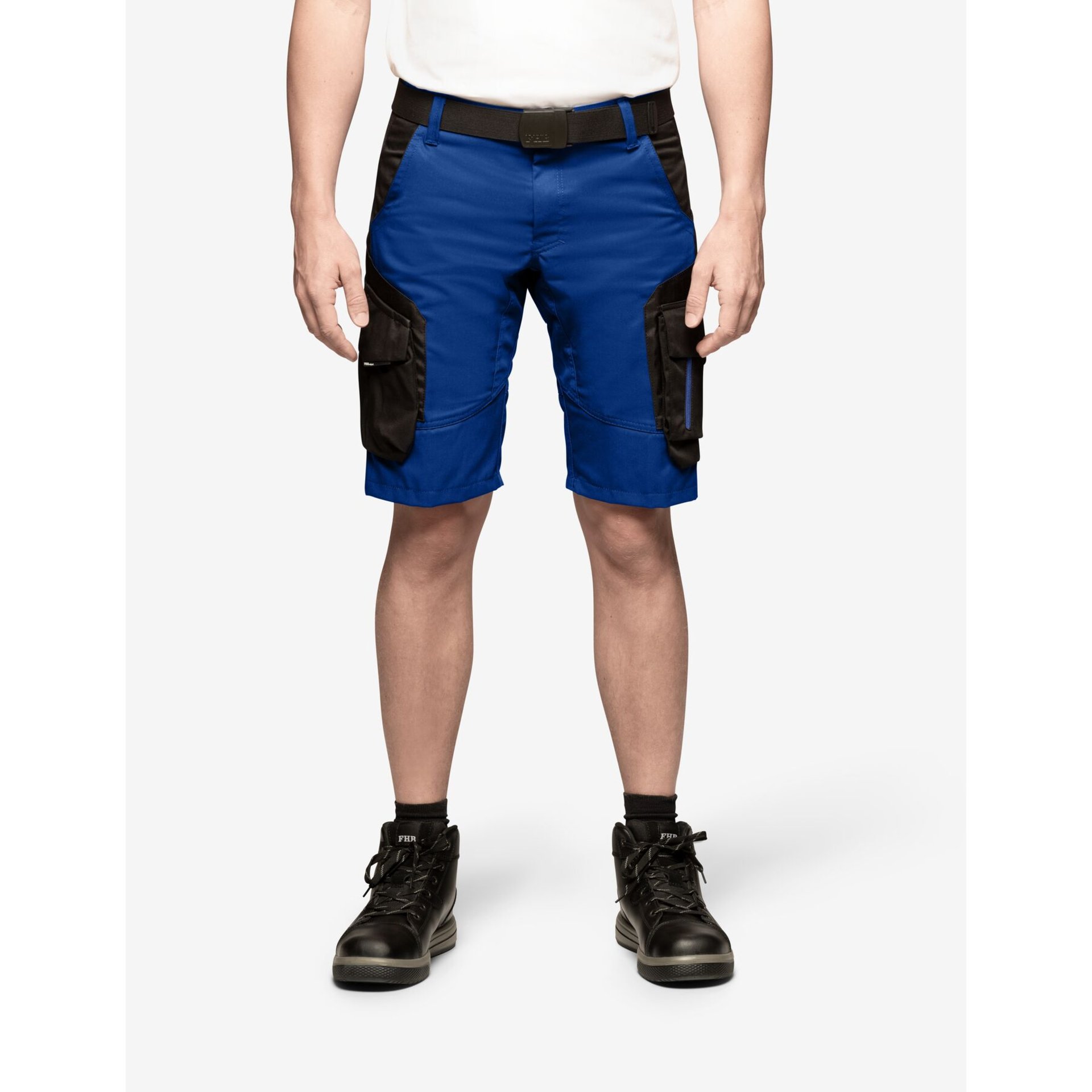 WULF Bermuda royalblau-schwarz 66