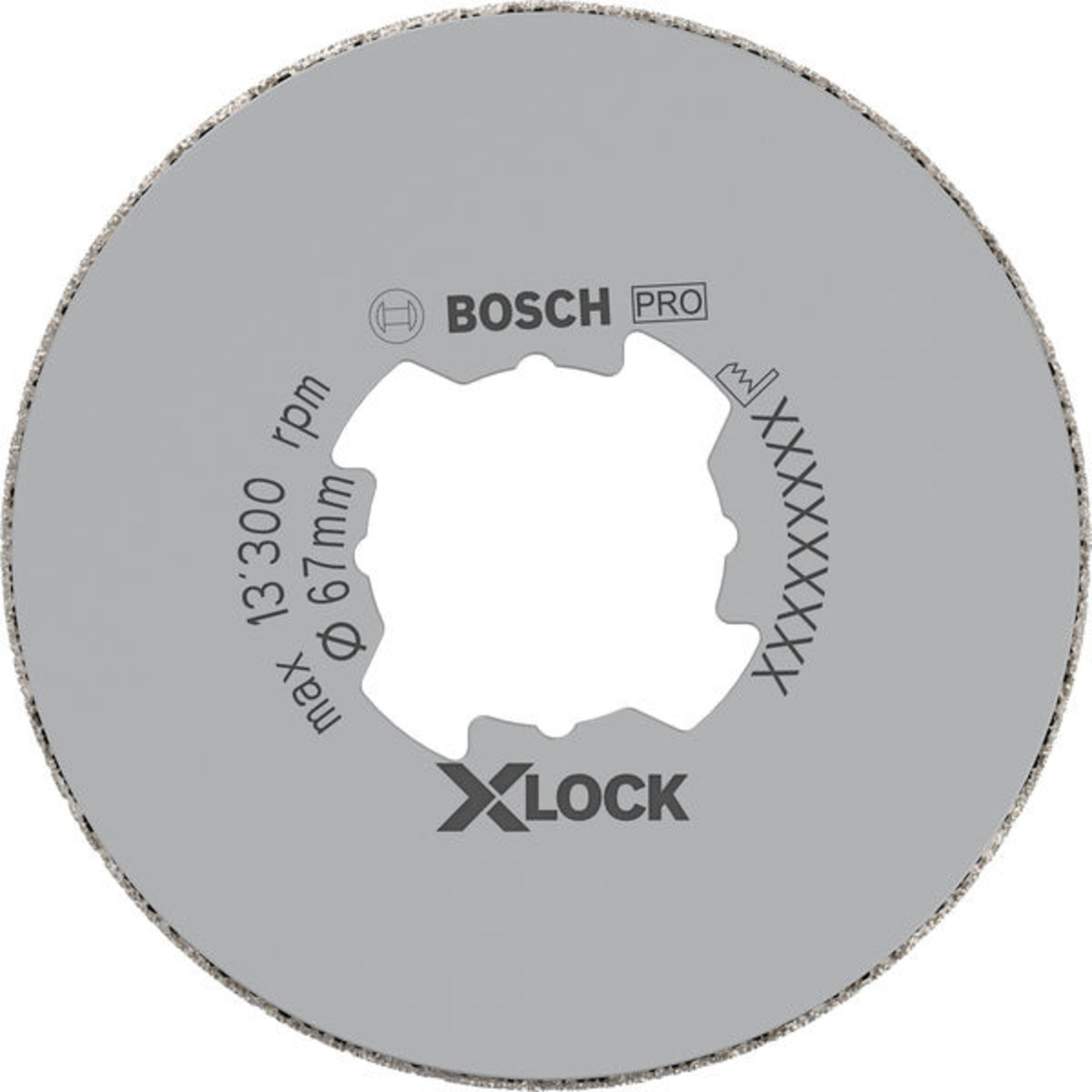 PRO Ceramic dry Trockenbohrkrone, 67 x 35 mm, X-Lock