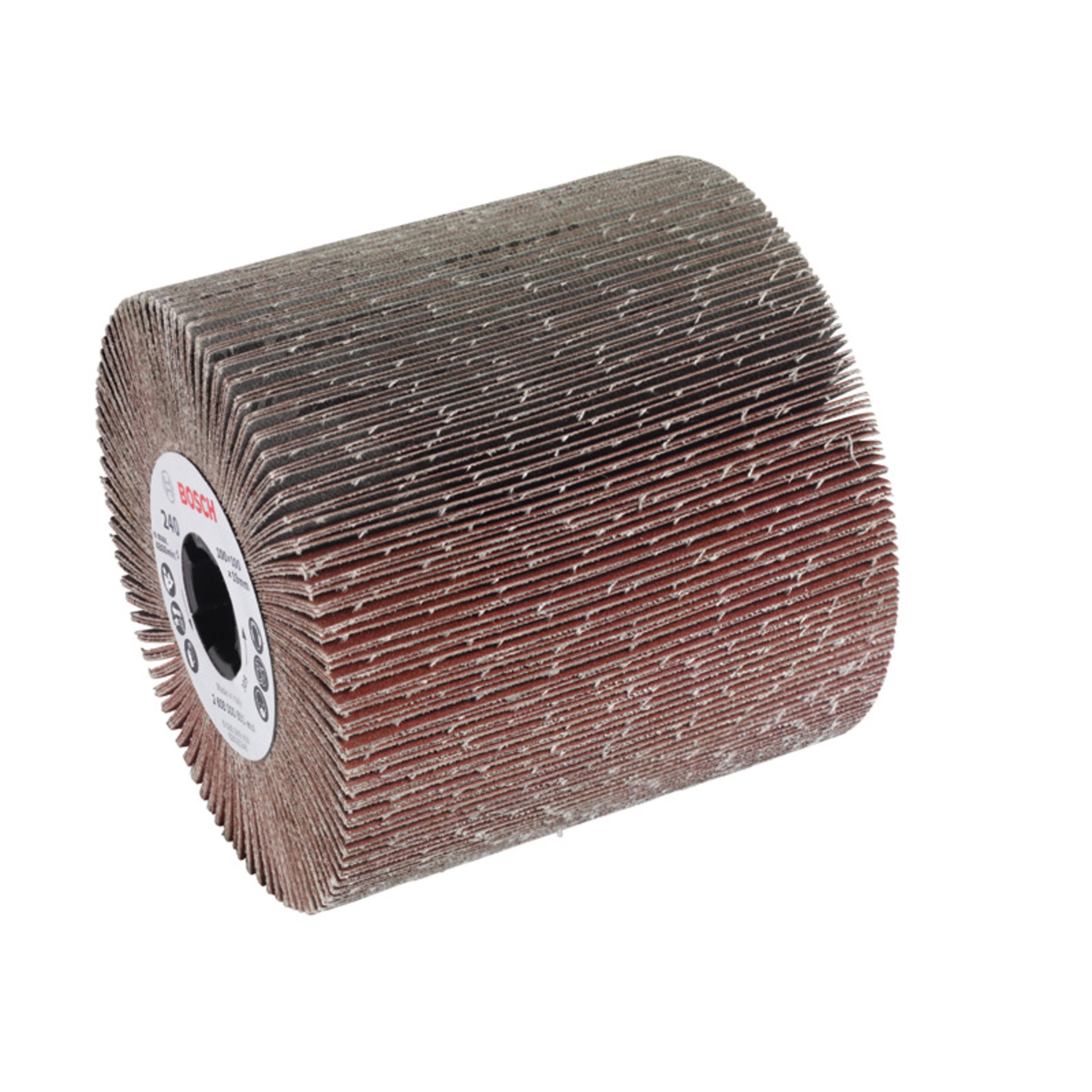 Lamellenschleifwalze, 19 mm, K 60, 100 mm