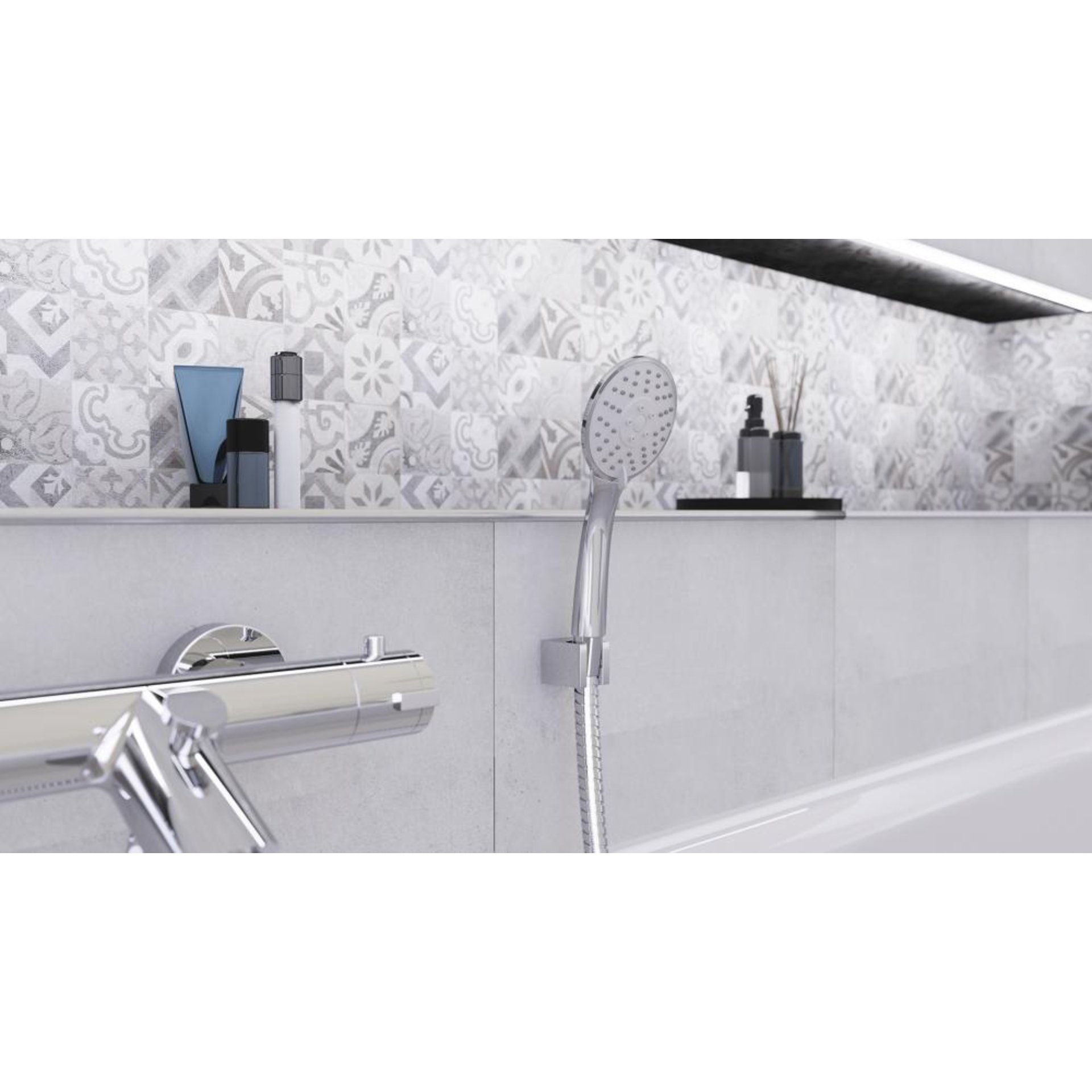 NAPOLI Handbrause-Set Chrom