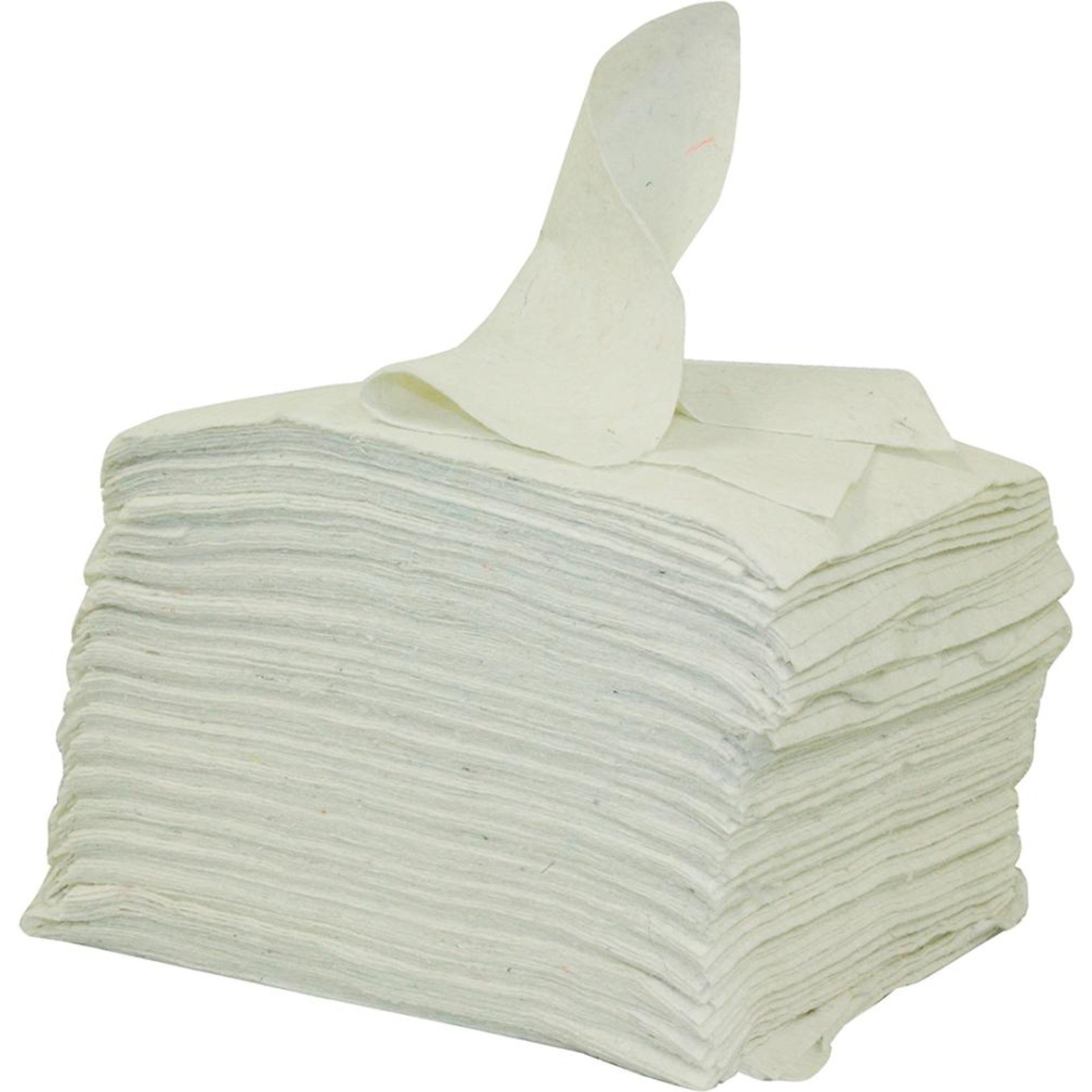 Putztuch/rohweiß 10kg 38x38cm 350 Blatt
