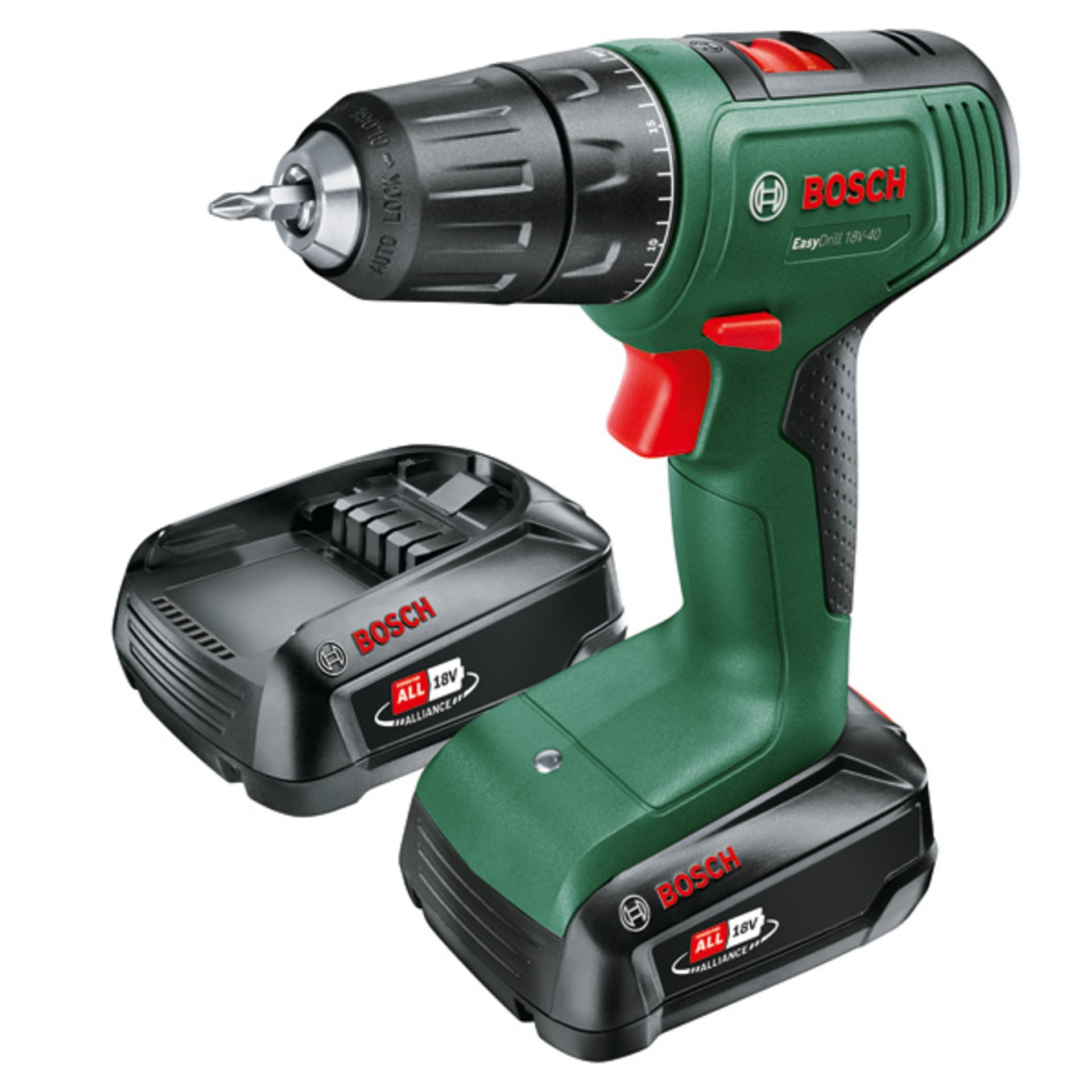 Akku-Bohrschrauber EasyDrill 18V-40, 2 x Akku PBA 18V 2.0Ah