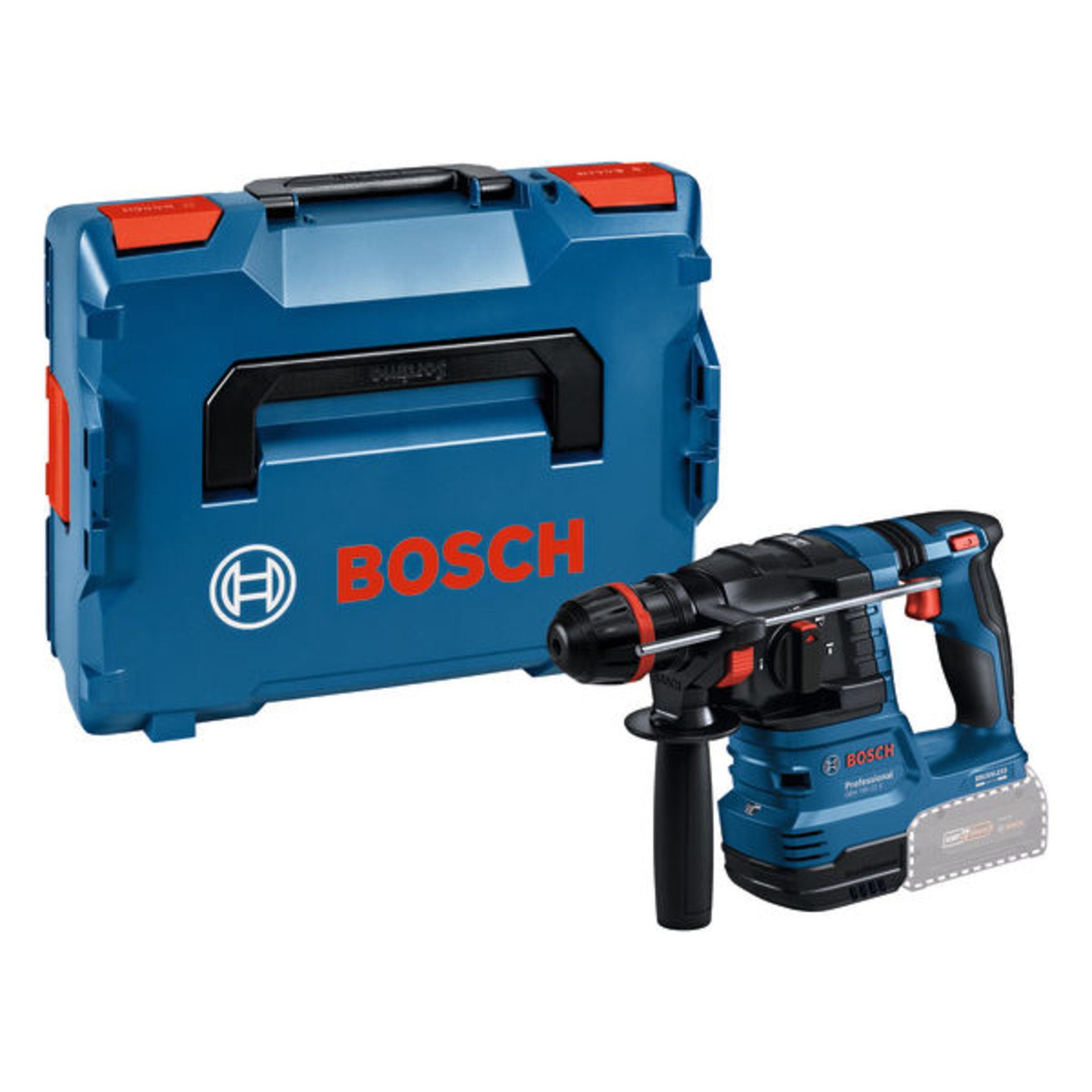 Akku-Bohrhammer mit ONECHUCK GBH 18V-22 X in L-BOXX 136