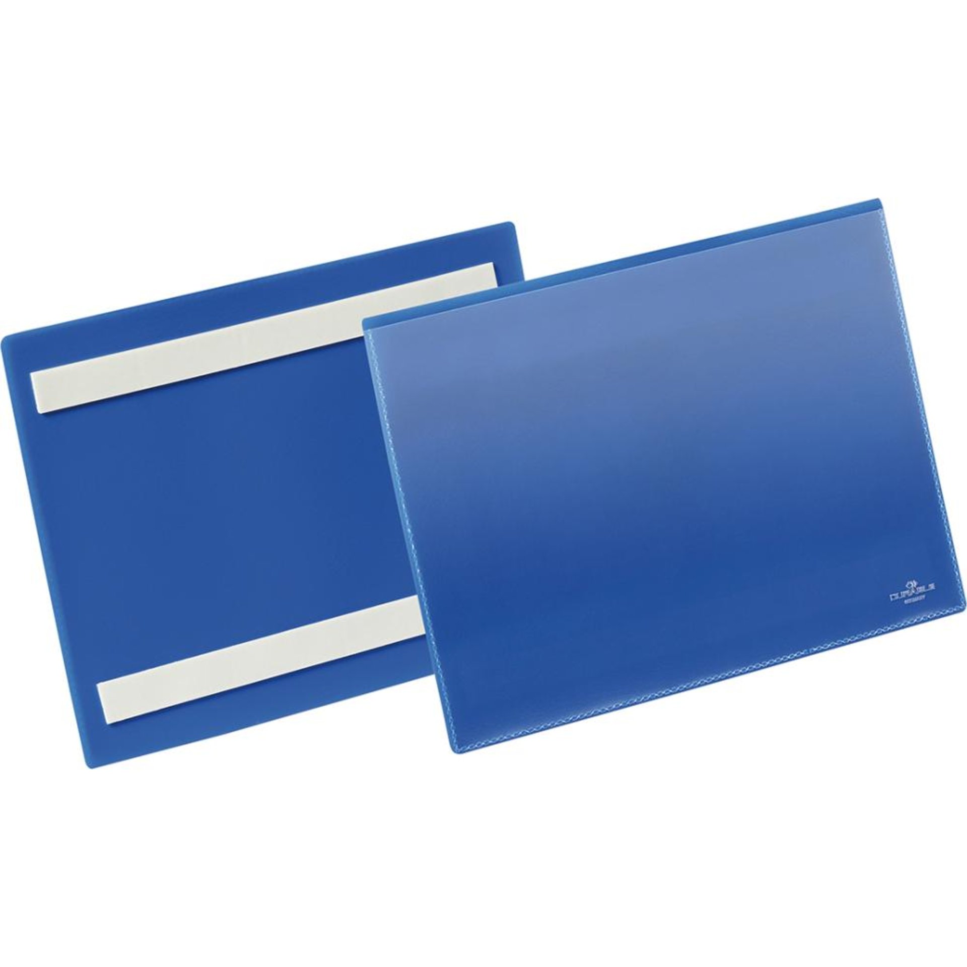 Etikettentasche B210xH148 mm A5 quer blau, selbstklebend VE 50 Stück