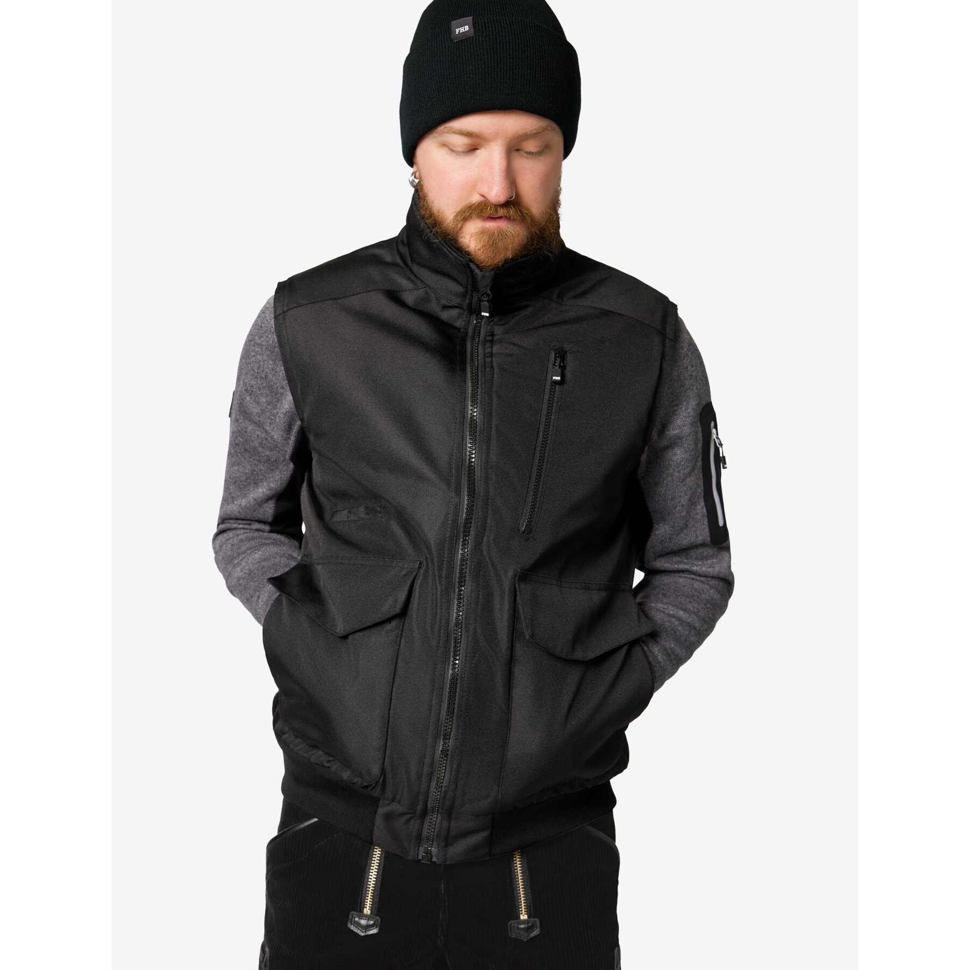 GUIDO Arbeitsweste schwarz L