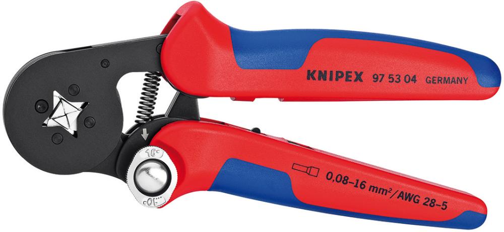 Knipex Aderendhülsenzange 4-kant 0,08-16qmm