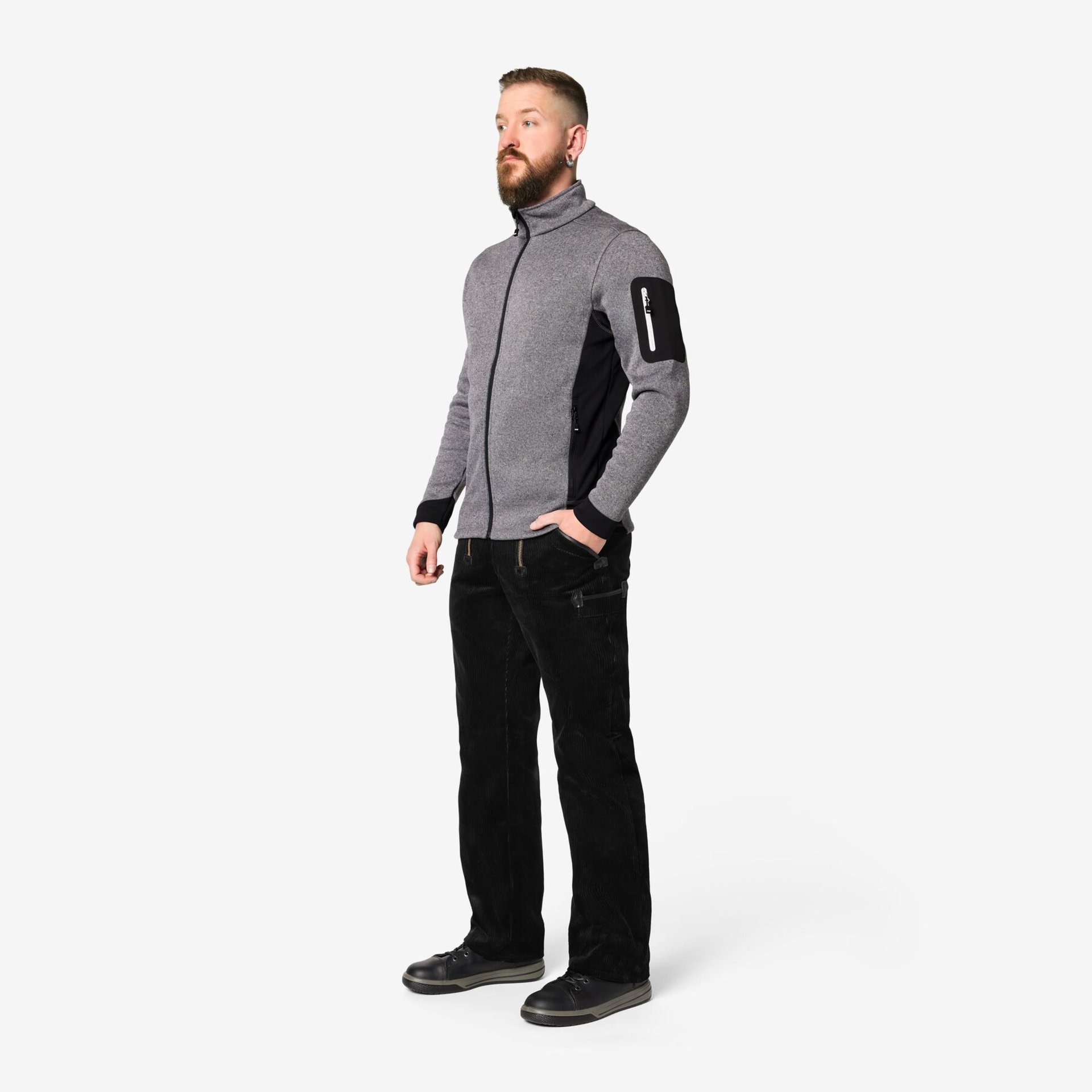 PETER Zunfthose Trenkercord Dreidraht schwarz 50