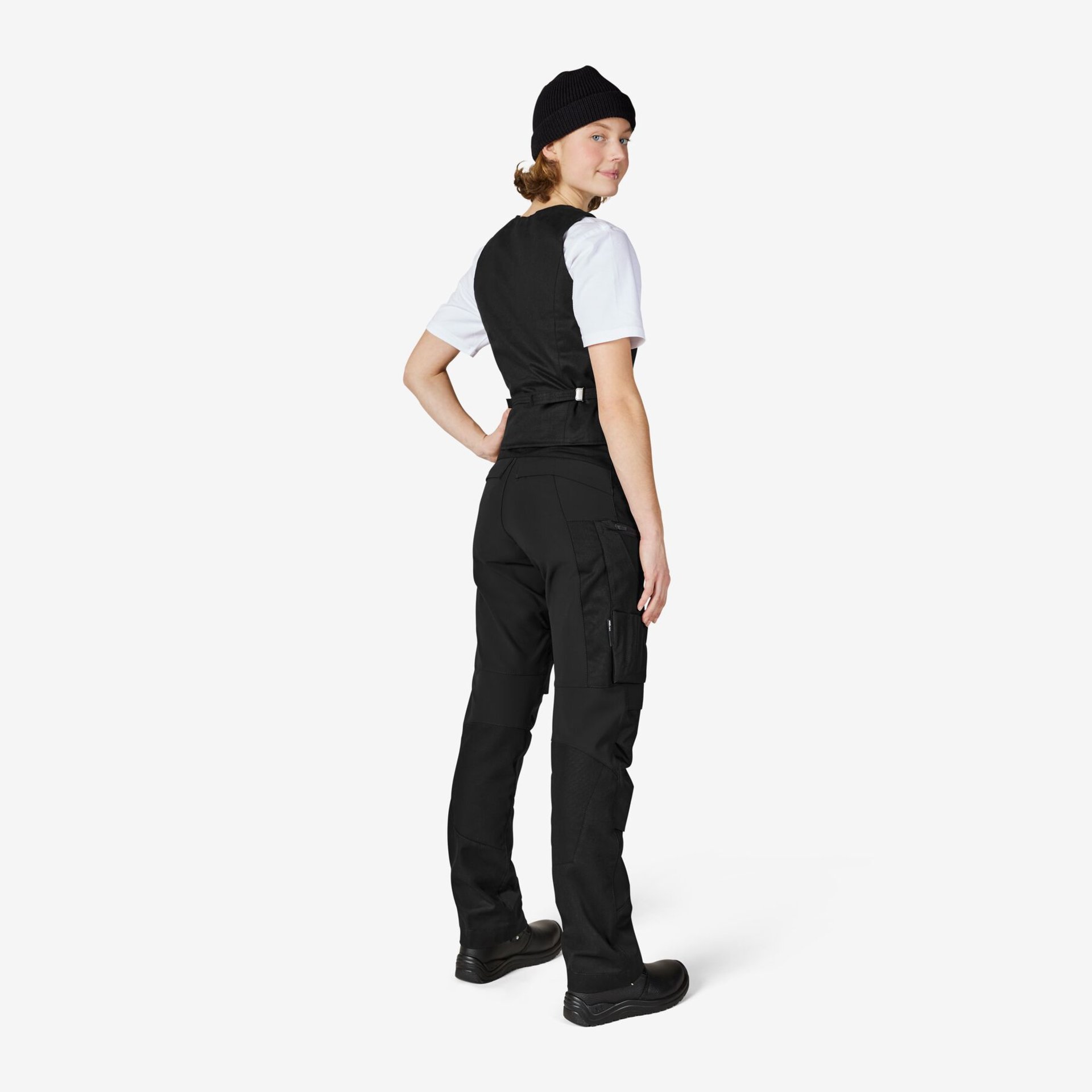HERDIS Zunftweste aus Canvas Damen schwarz 36
