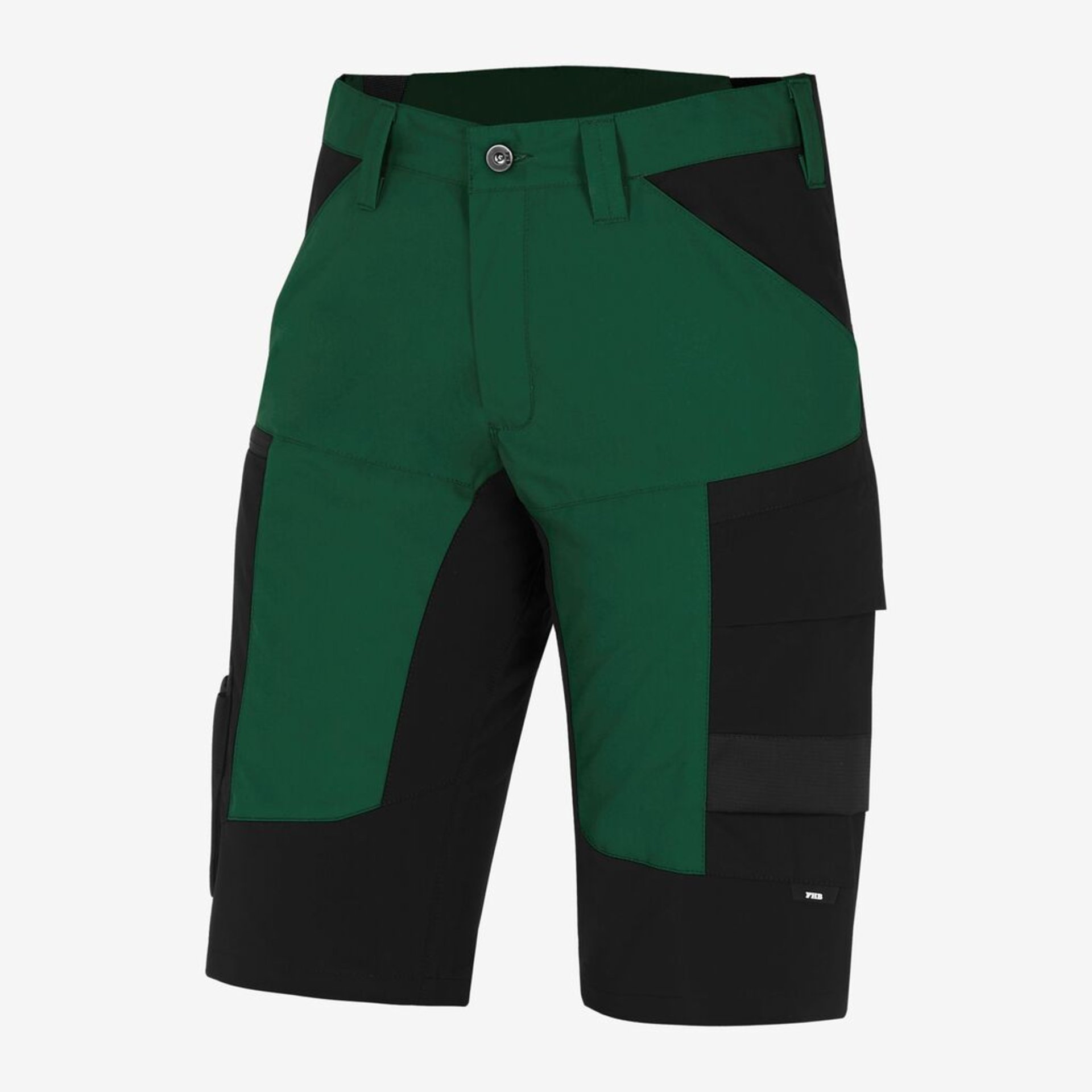 KIM Bermuda elastisch grün-schwarz 46