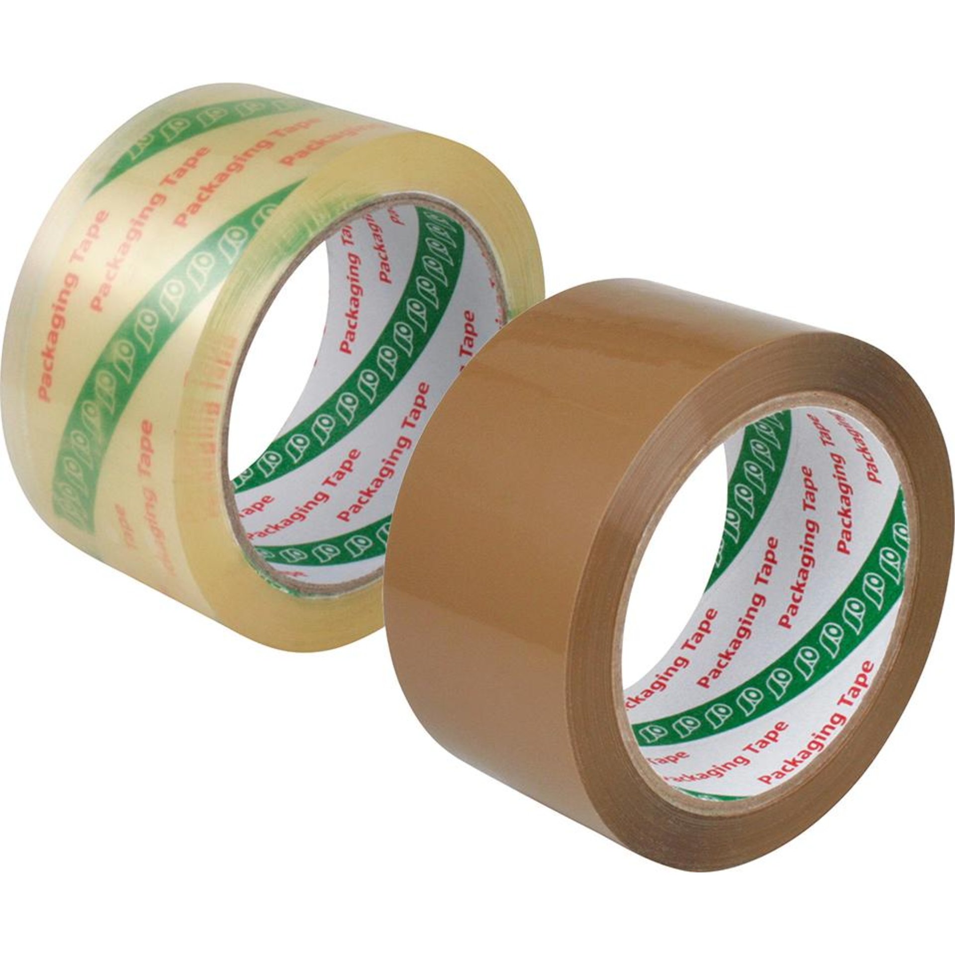 BOPP-Verpackungsklebeb. Geräuscharm abrollbar 50mmx66m, Acrylatkleber chamois