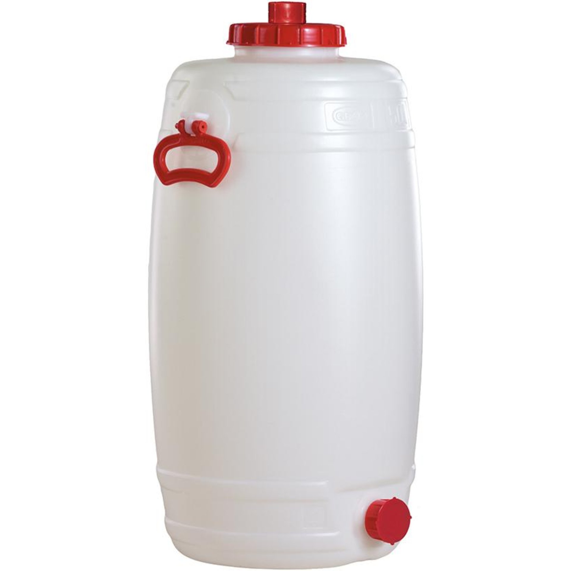 Fass 50 l H 735 mm D 330 mm weiß