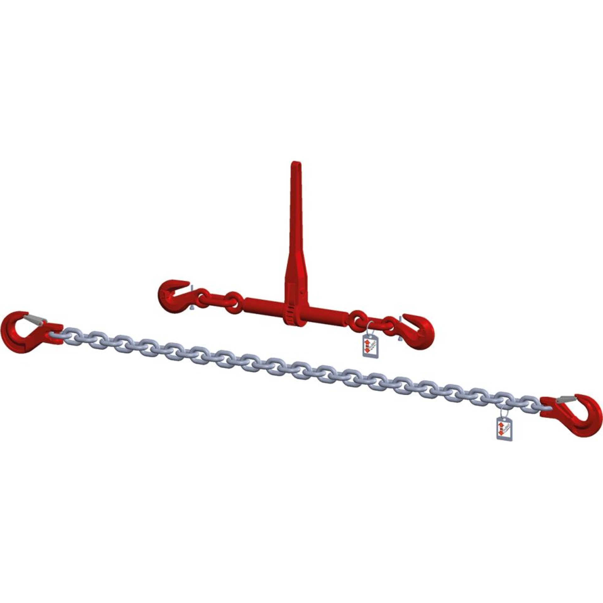 Zurkettensystem, 2-teiliges System