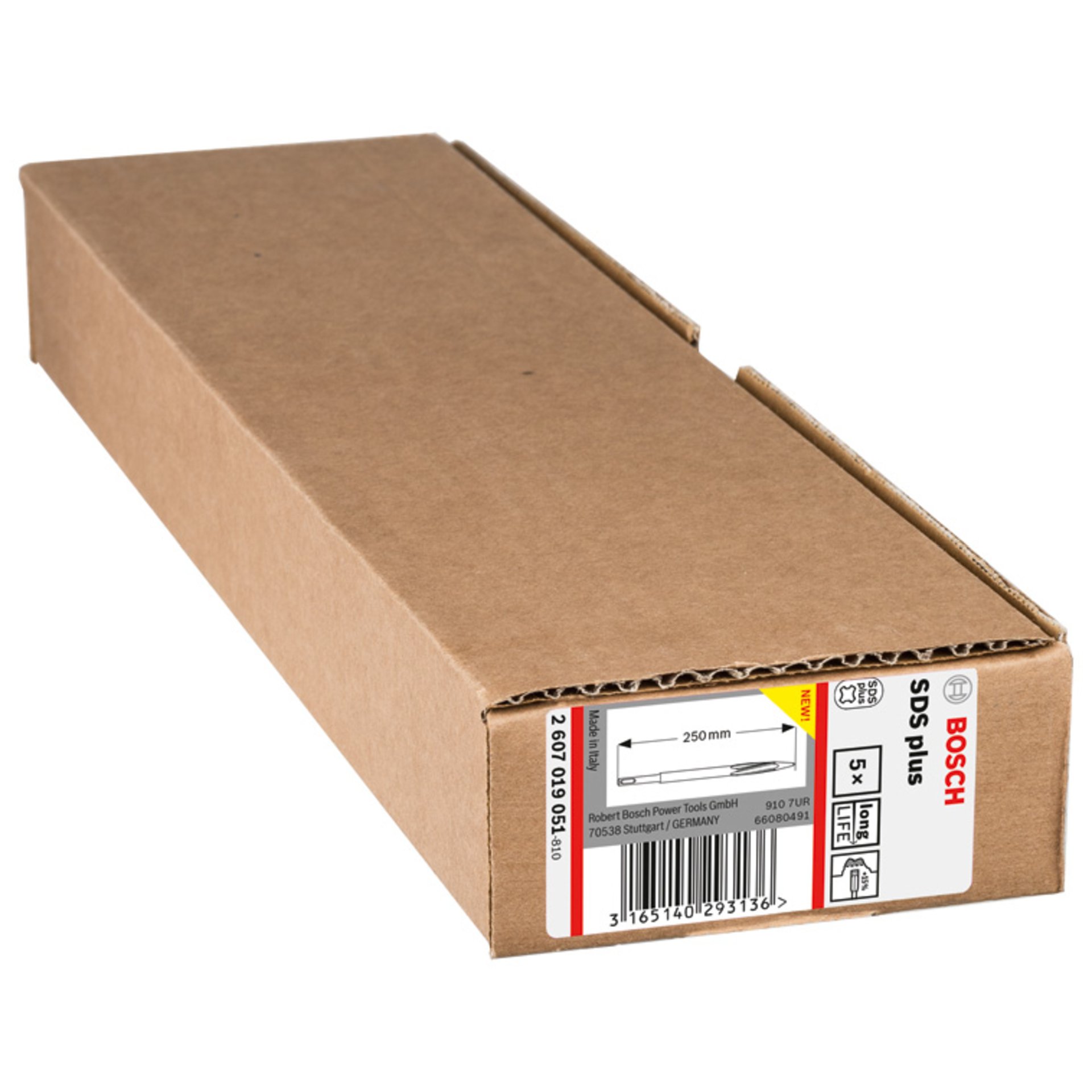 PRO SDS plus-5C Spitzmeißel-Set, 250 mm, 5-tlg.
