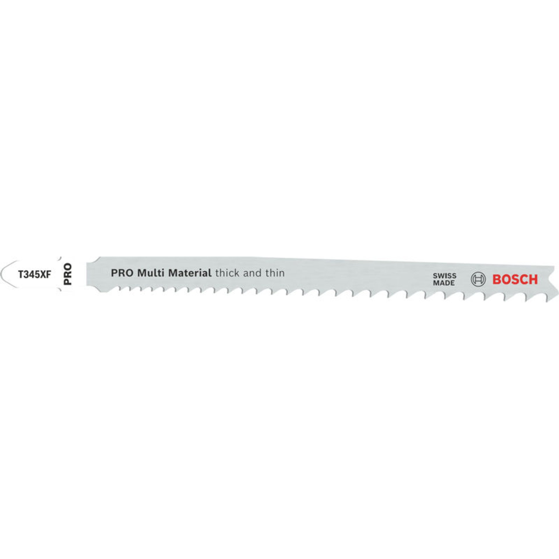 PRO Multi Material thick and thin T345XF Stichsägeblatt, 132 mm, 5-tlg.