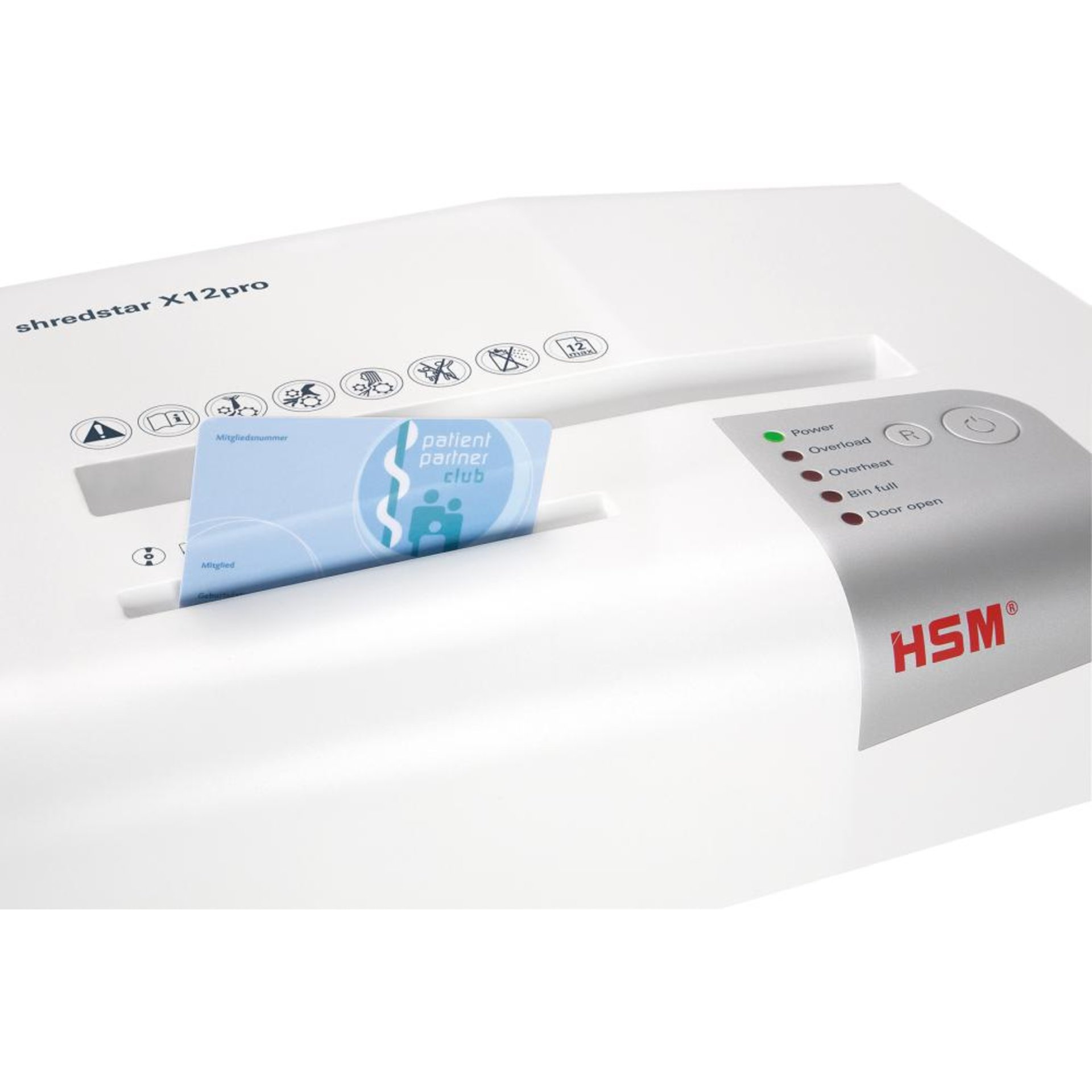 Aktenvernichter shredstar x12pro Schnittgröße 2x15 mm
