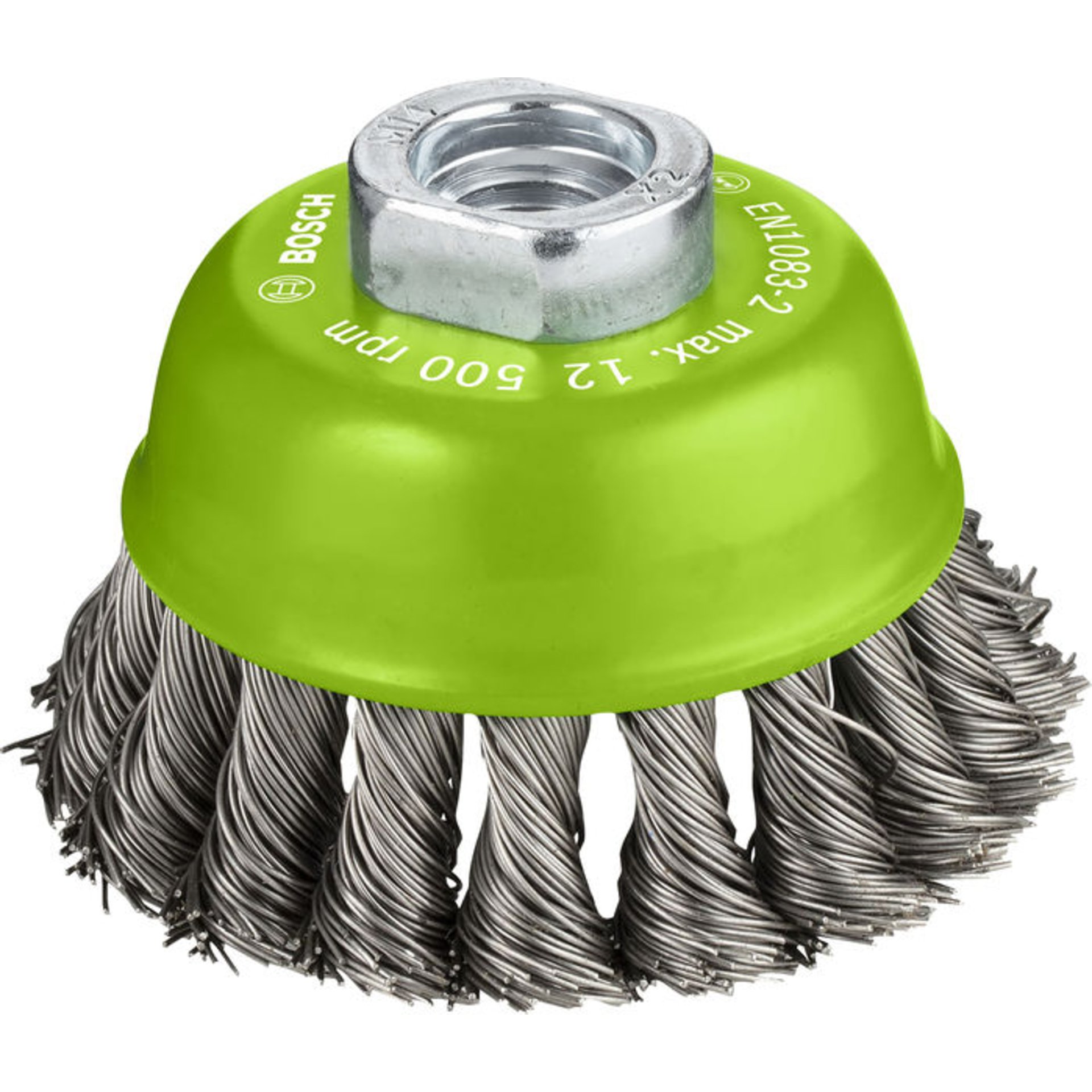 PRO Stainless Steel heavy Topfbürste, 75 x 0,5 mm, Gewinde