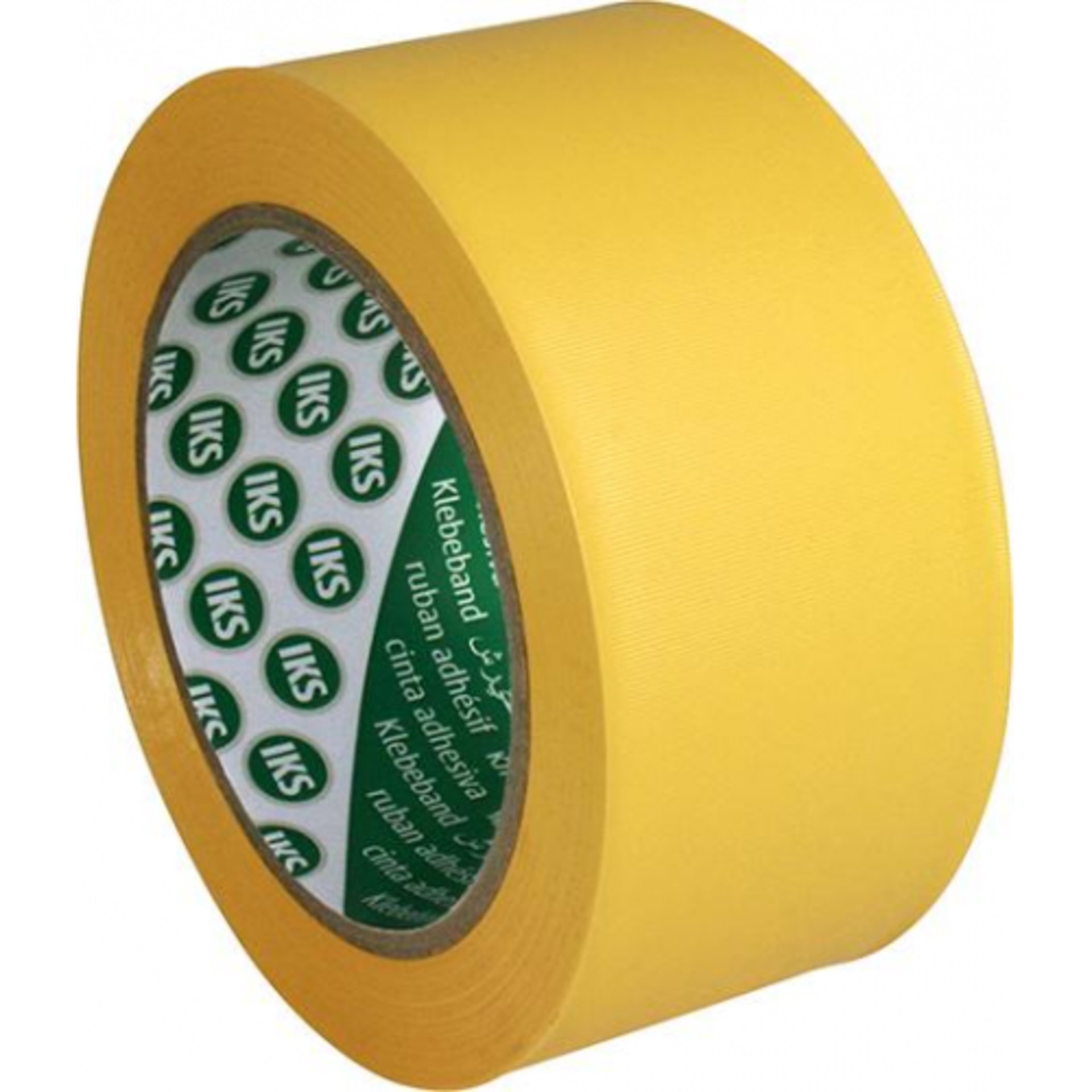 Weich-PVC-Abdeckklebebandgelb, 30mmx33m Naturkautschukkleber gerillt