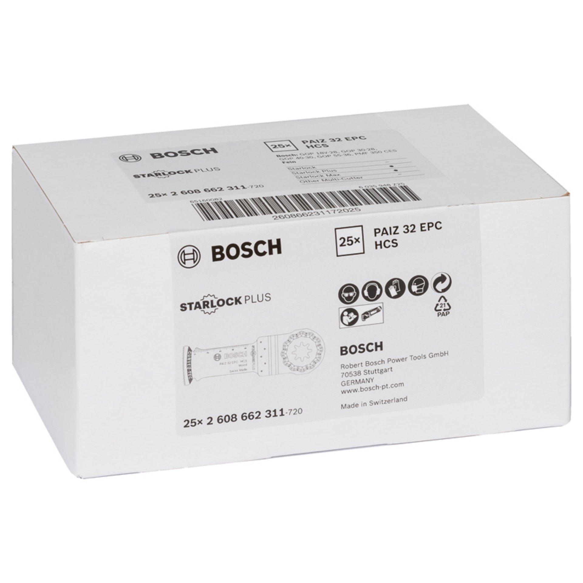 HCS Tauchsägeblatt PAIZ 32 EPC Wood, 60 x 32 mm
