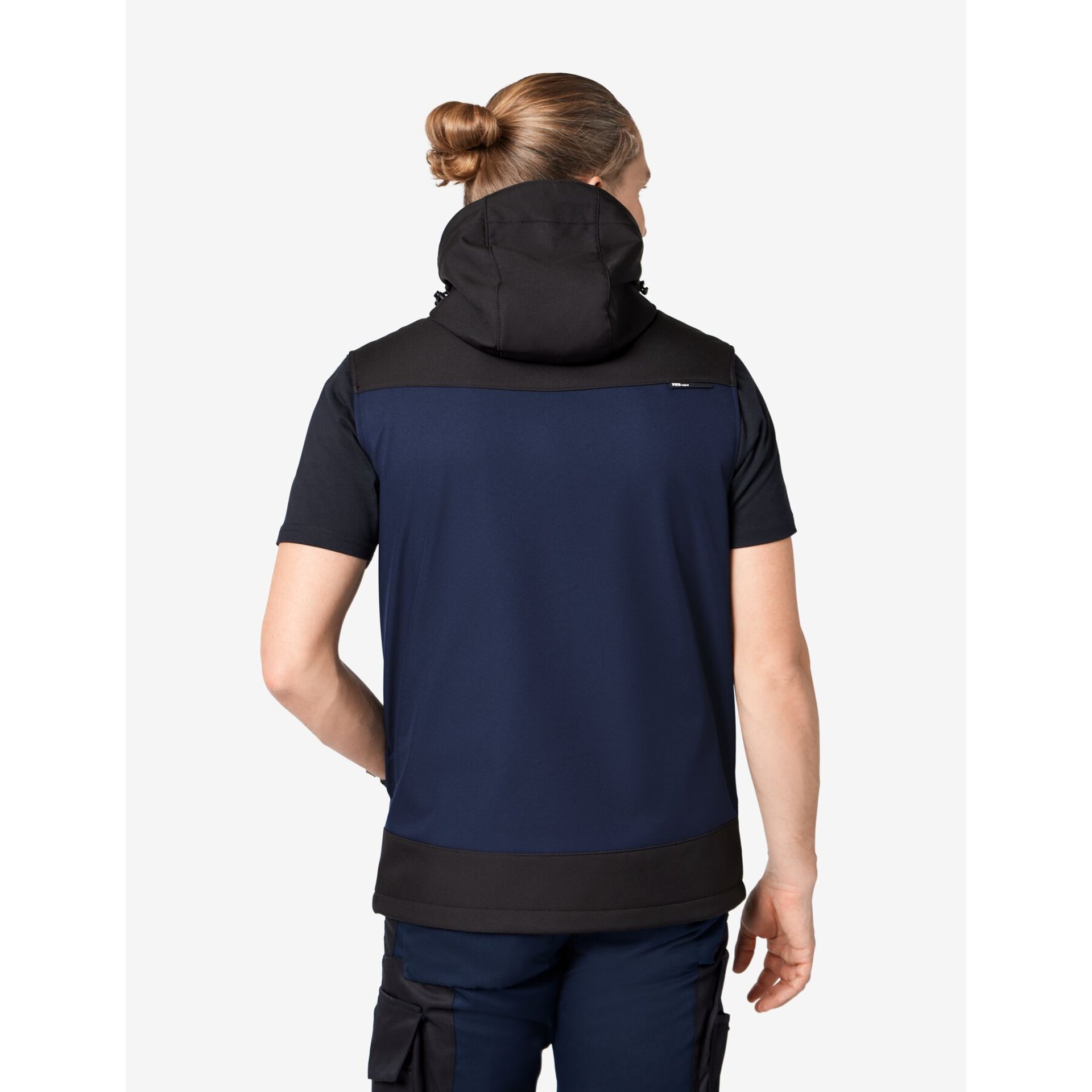 JUSTUS Softshell Weste marine-schwarz S