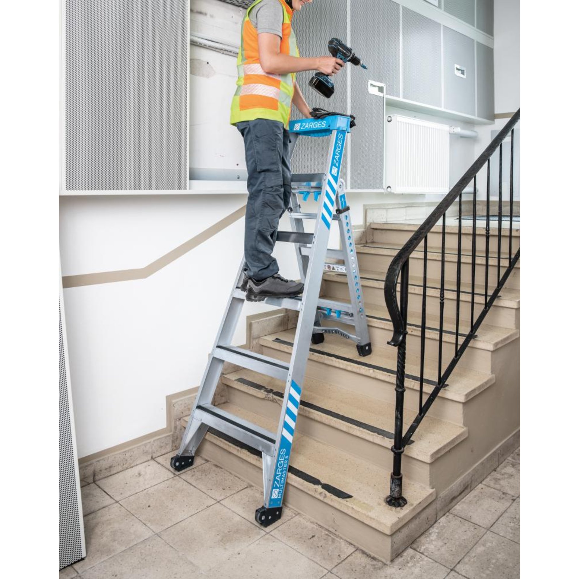 Kombileiter Multimaster 5 Leiterlänge 2,88 m Arbeitshöhe 3,70 m