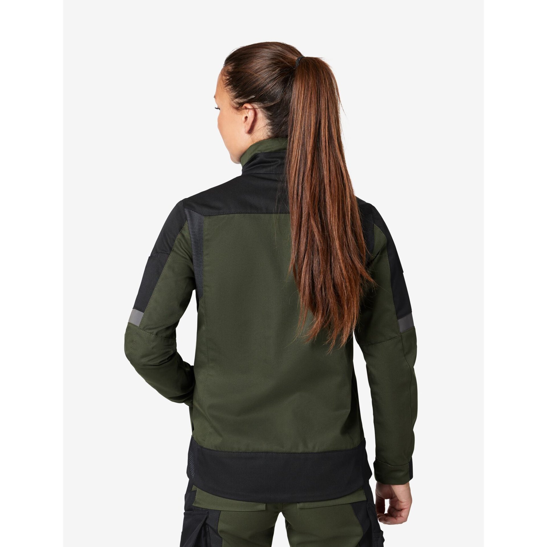 ANDREA Arbeitsjacke Damen oliv-schwarz XL