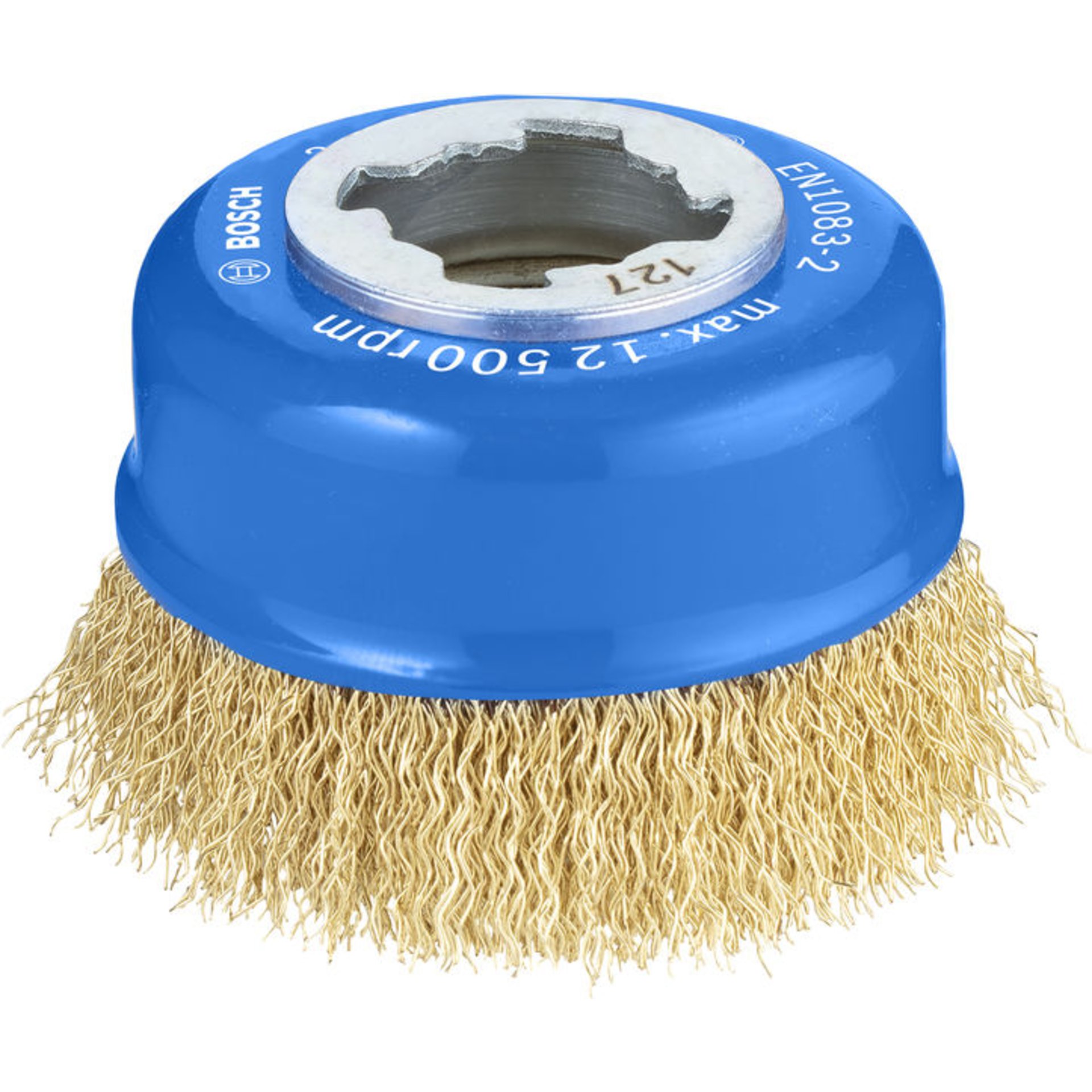 PRO Metal clean X-Lock Topfbürste, 75 x 0,30 mm, vermessingt