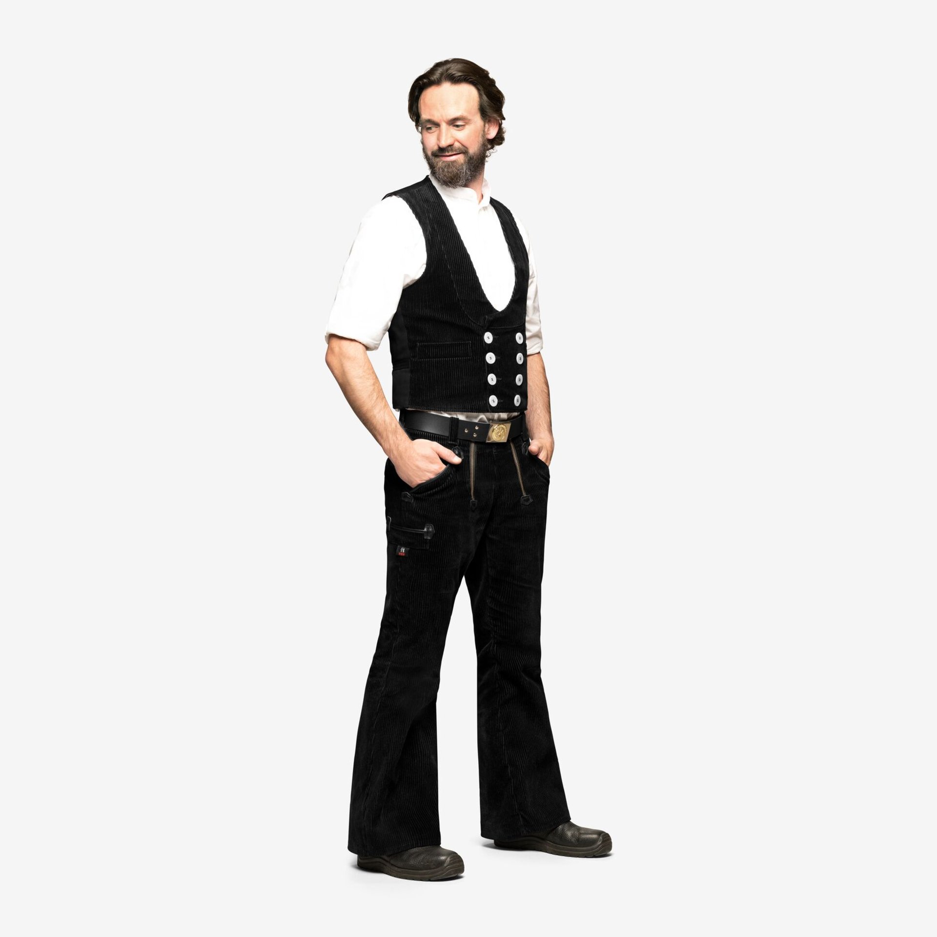 FRIEDRICH Zunfthose Trenkercord schwarz 42