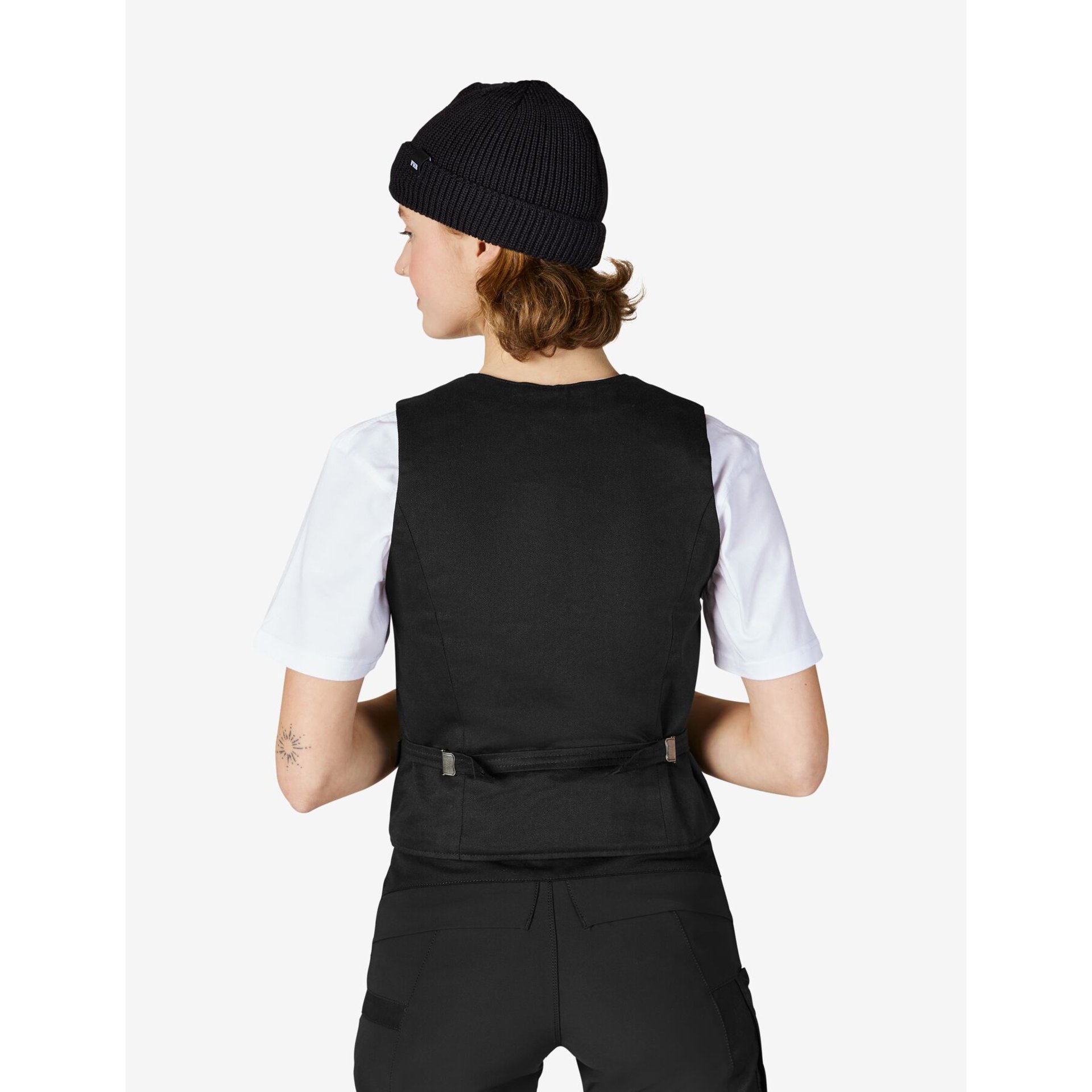 HERDIS Zunftweste aus Canvas Damen schwarz 36