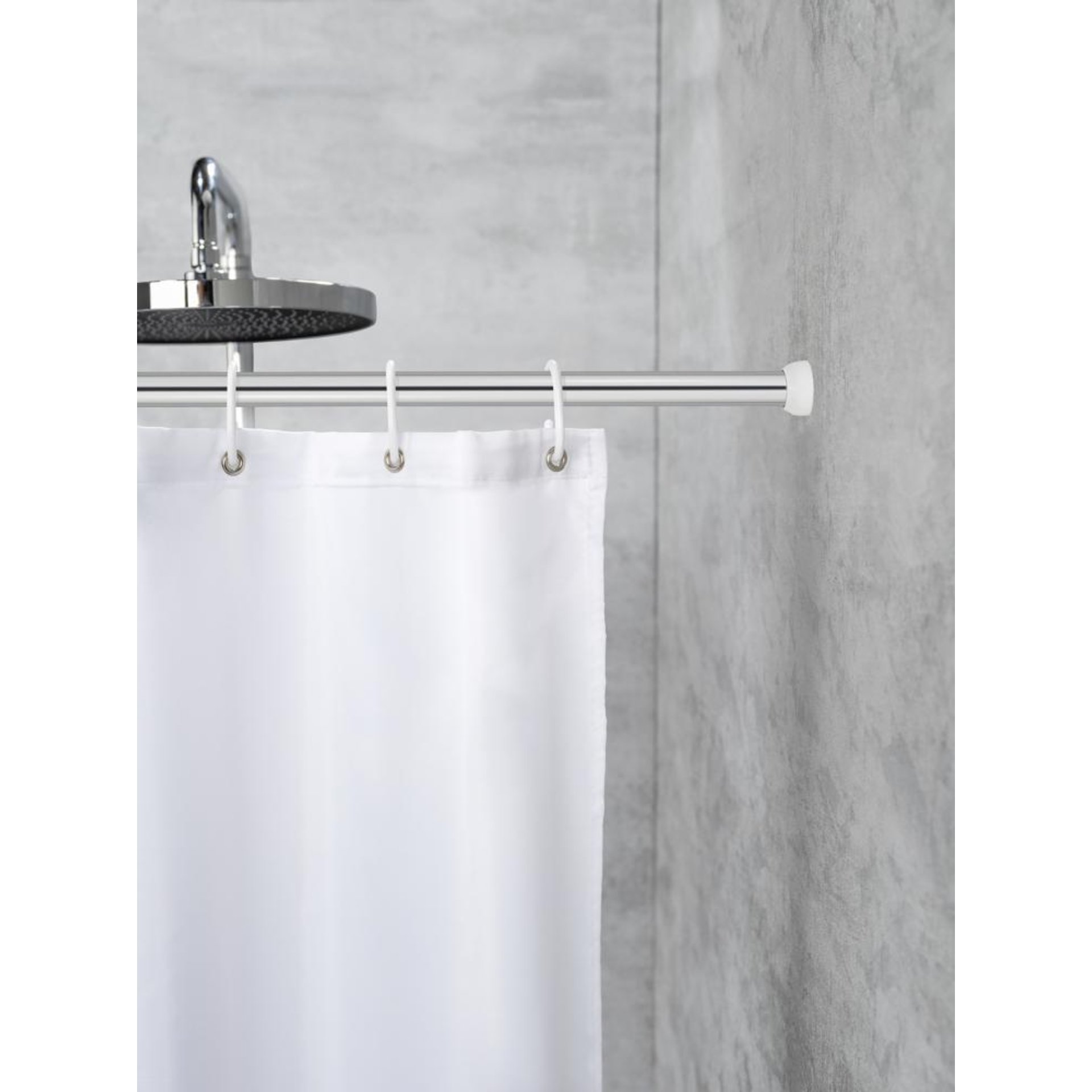 Teleskop-Duschstange 70-115cm, chrom,ausziehb.