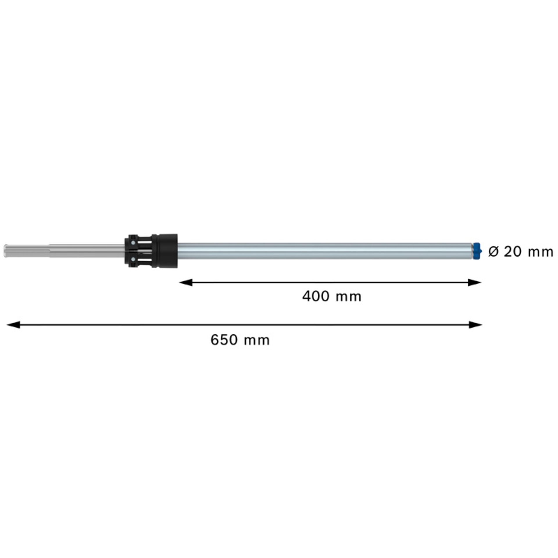 EXPERT SDS Clean max-8X Hammerbohrer, 20 x 400 x 650 mm