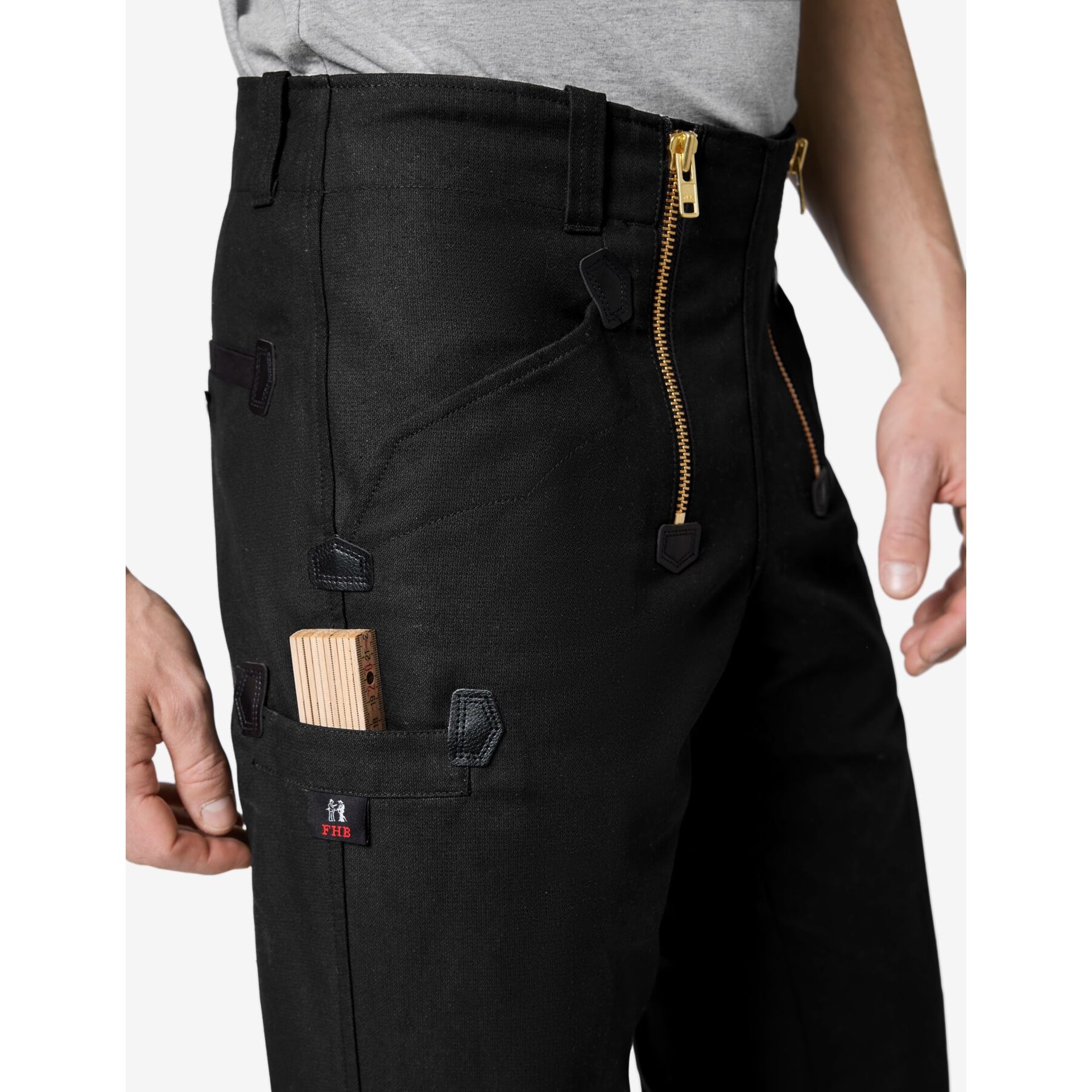 BOB Zunfthose Rips-Moleskin schwarz 23