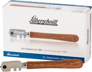 Bohle Glasschneider Edelstahl mit Holzheft