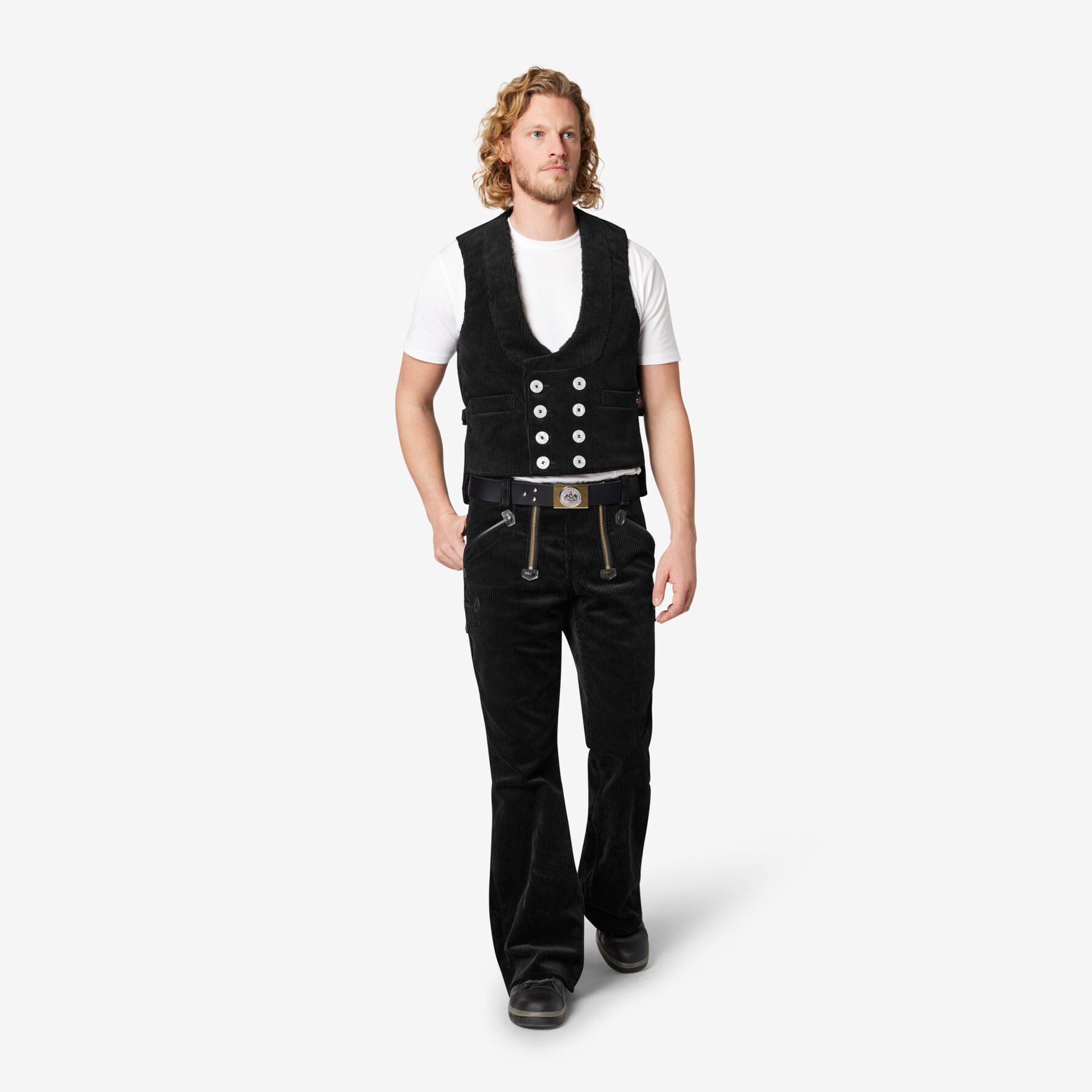 THOMAS Zunftweste Trenkercord schwarz 94