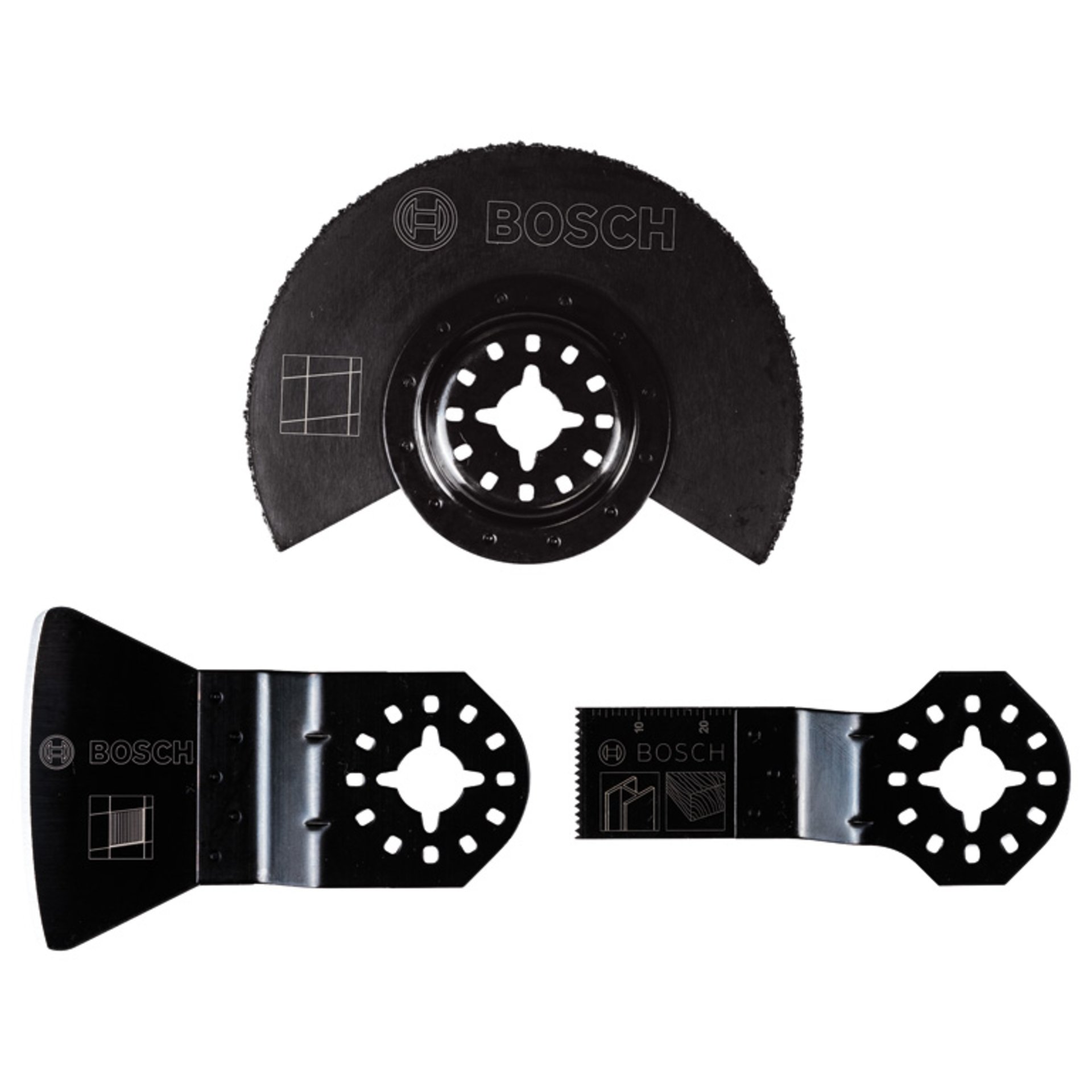 3-teiliges Fliesen-Basis-Set AIZ 20 AB (1x); ATZ 52 SC (1x); ACZ 85 MT4 (1x)