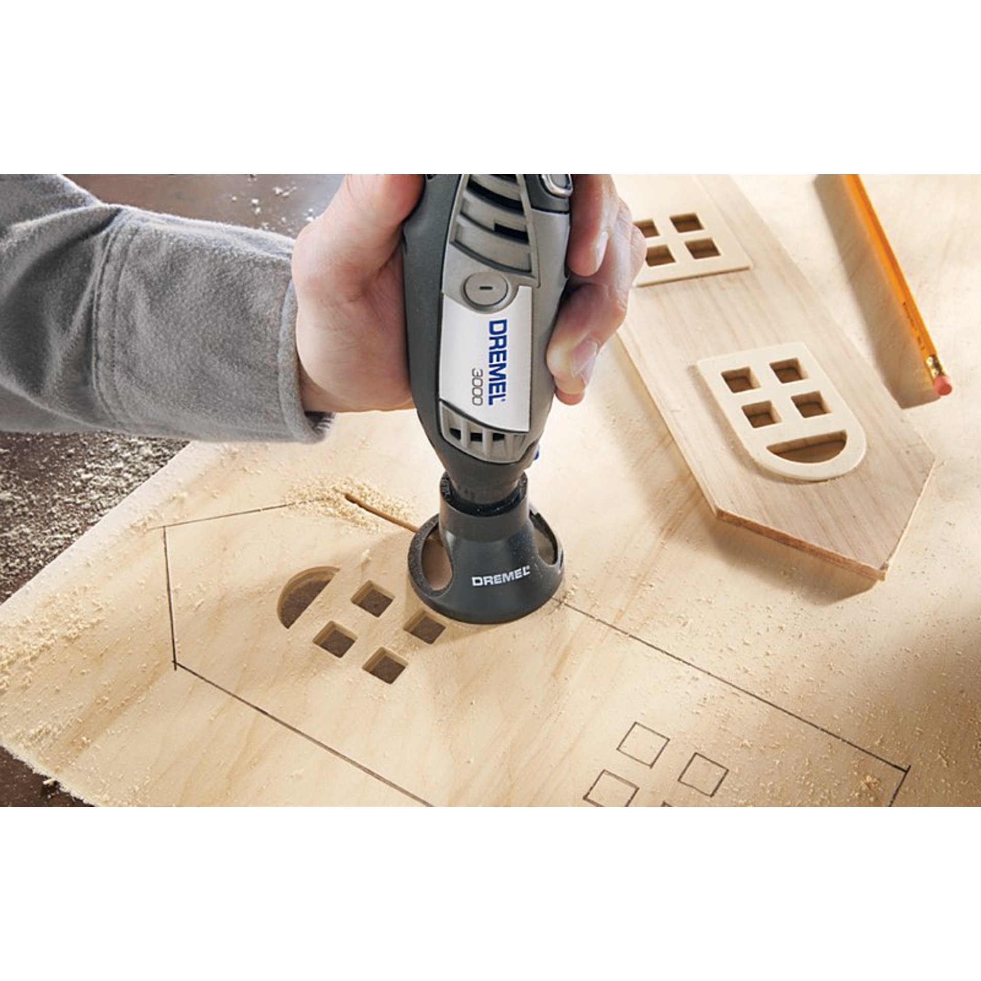 DREMEL® 3000-2/25 Multifunktionswerkzeug (130 W), 25 Zubehöre, 2 Vorsatzgerät