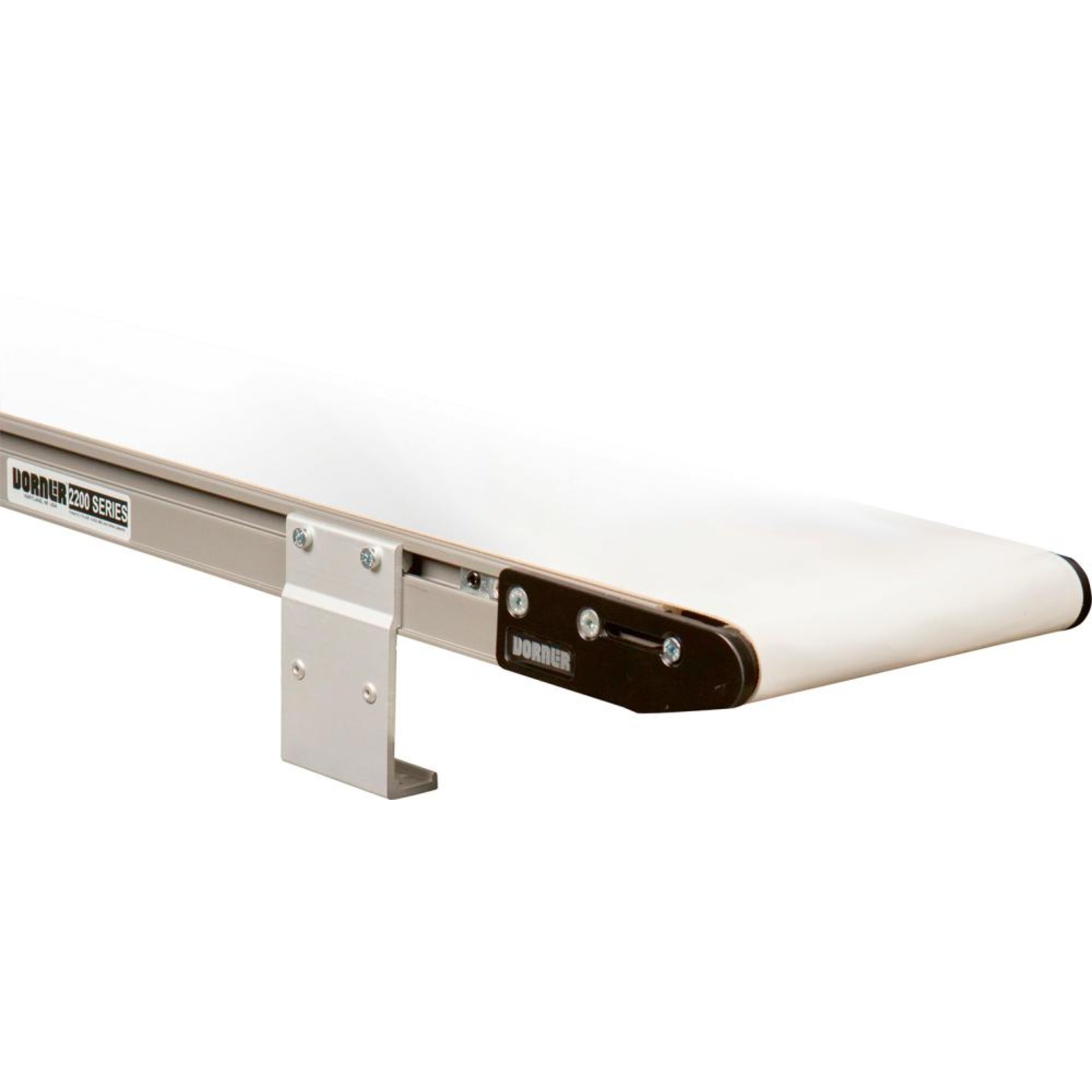 Alu-Flachförderband 2200 petrol Gurtbreite 305 mm Achsabstand 1500 mm max. Bandbelastung 30kg
