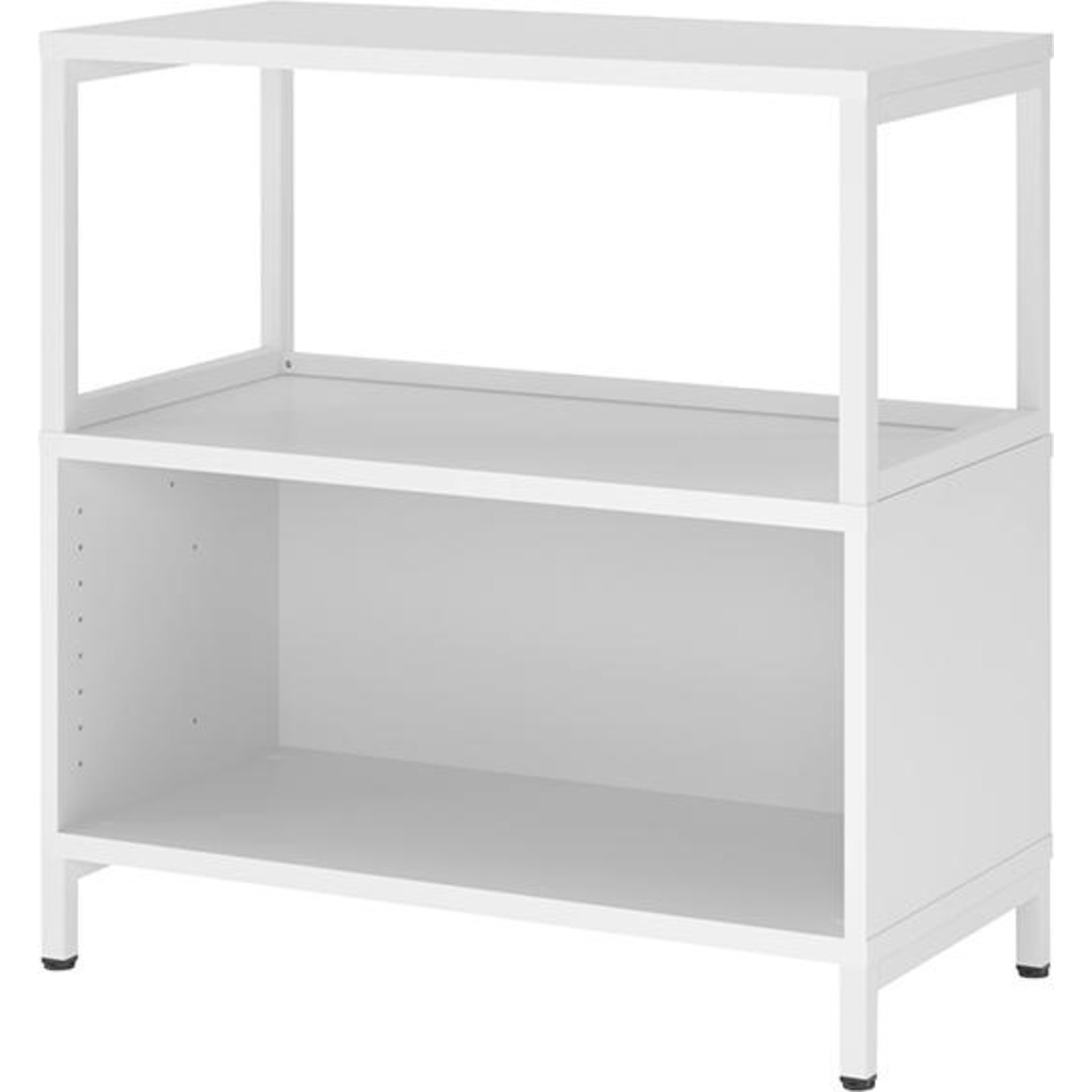 Regal FlexWall 2 OH mit Sockel, offen