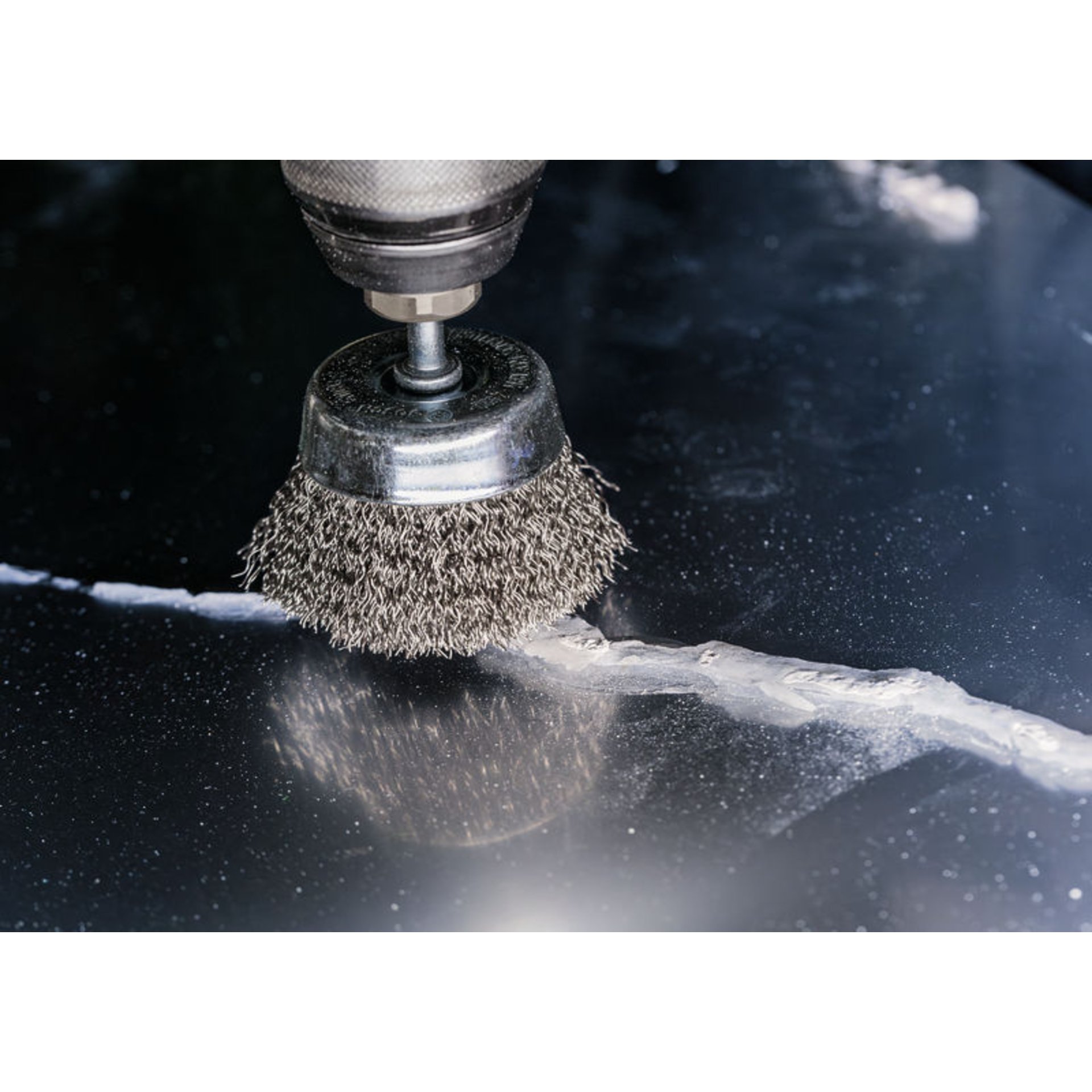 PRO Metal clean Topfbürste, gerader Schaft, 50 x 0,2 mm